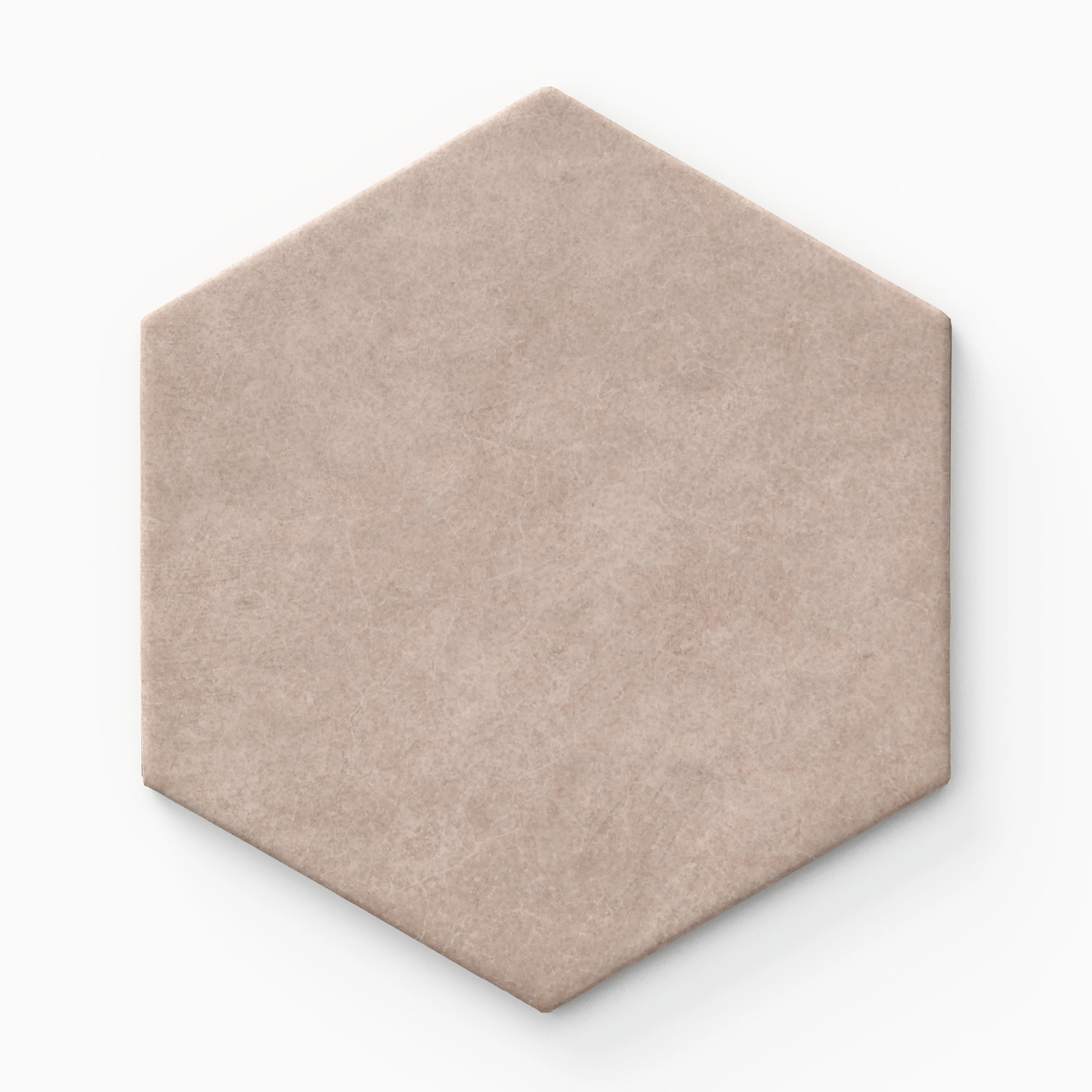 Juliet 7 x 8 Hexagon Matte Porcelain Tile in Rosewood - Image 2