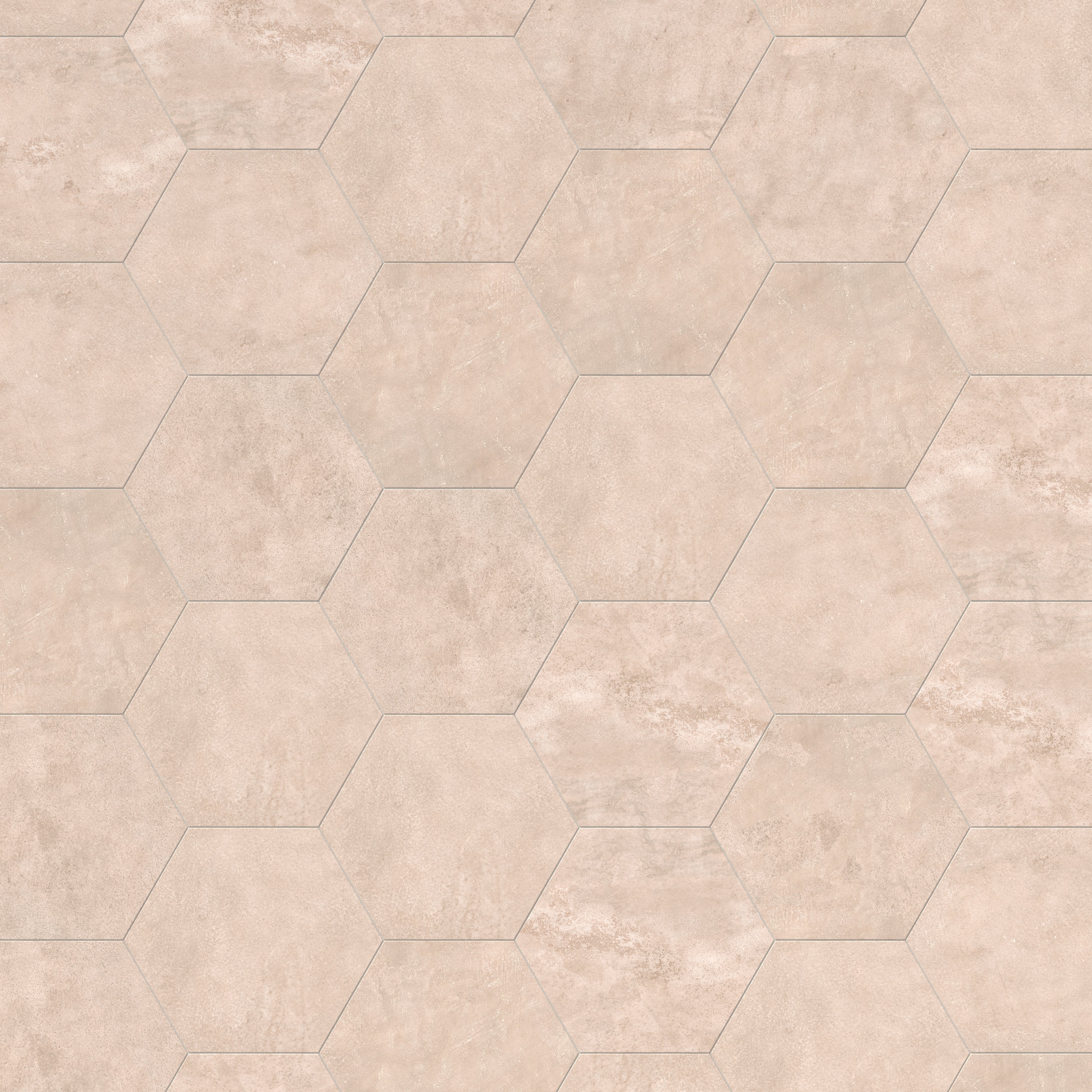 Kai 10 x 10 Matte Porcelain Hexagon Tile in Alabaster - Image 4