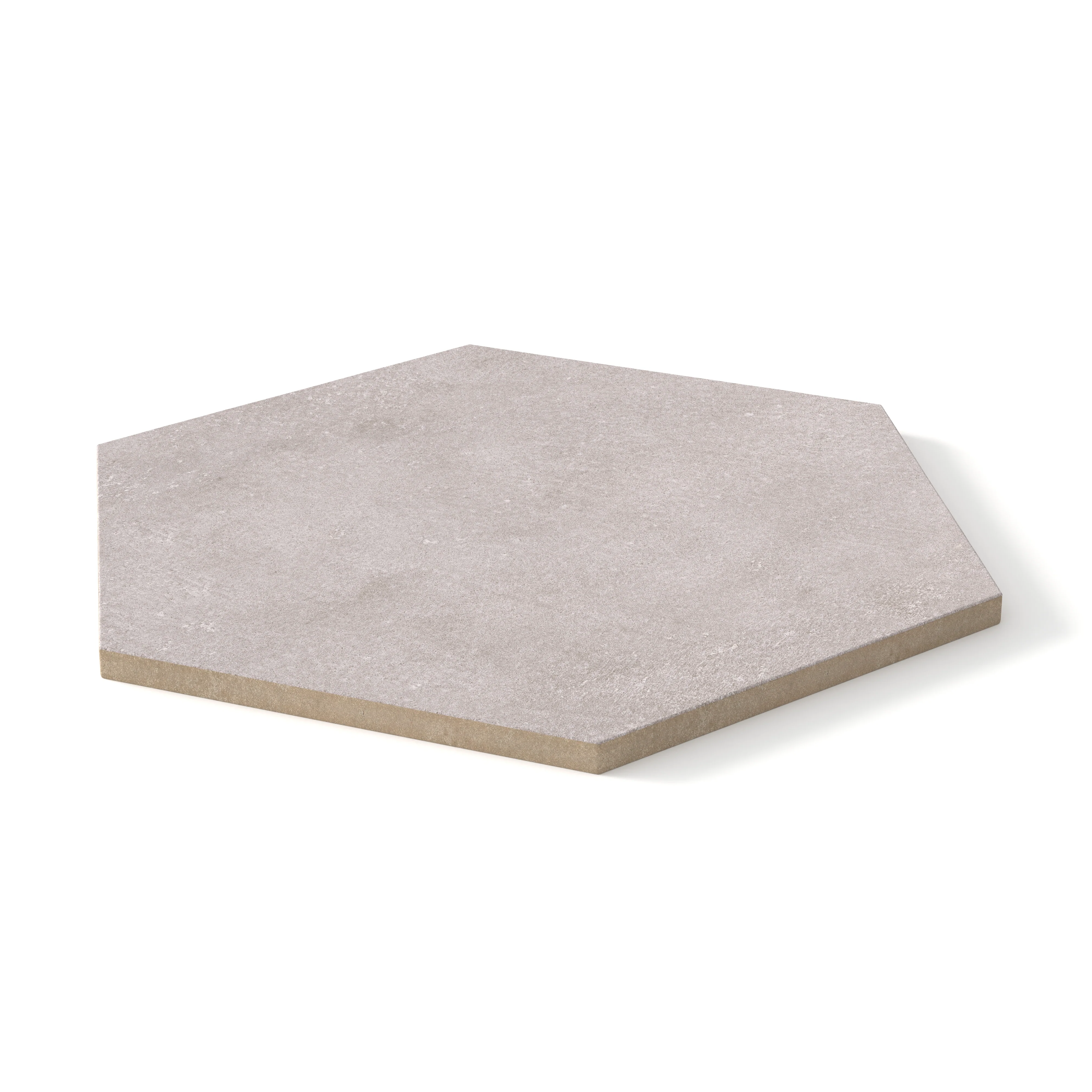 Kai 10 x 10 Matte Porcelain Hexagon Tile in Smoke - Image 2