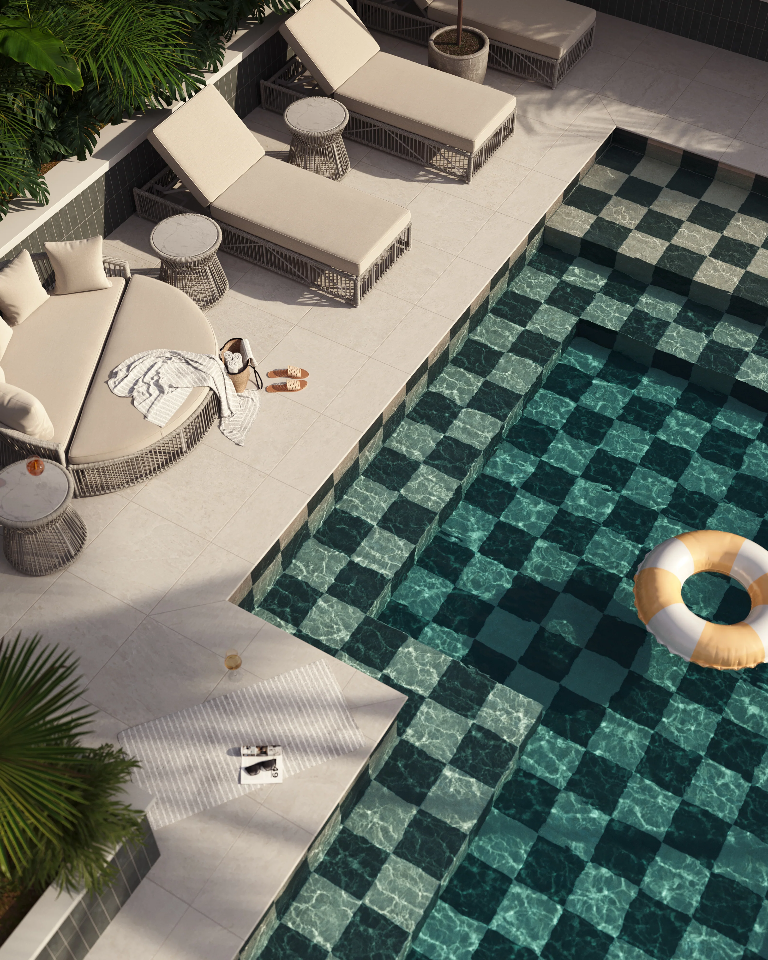 Kai 12 x 12 Matte Porcelain Tile in Alabaster - Image 8