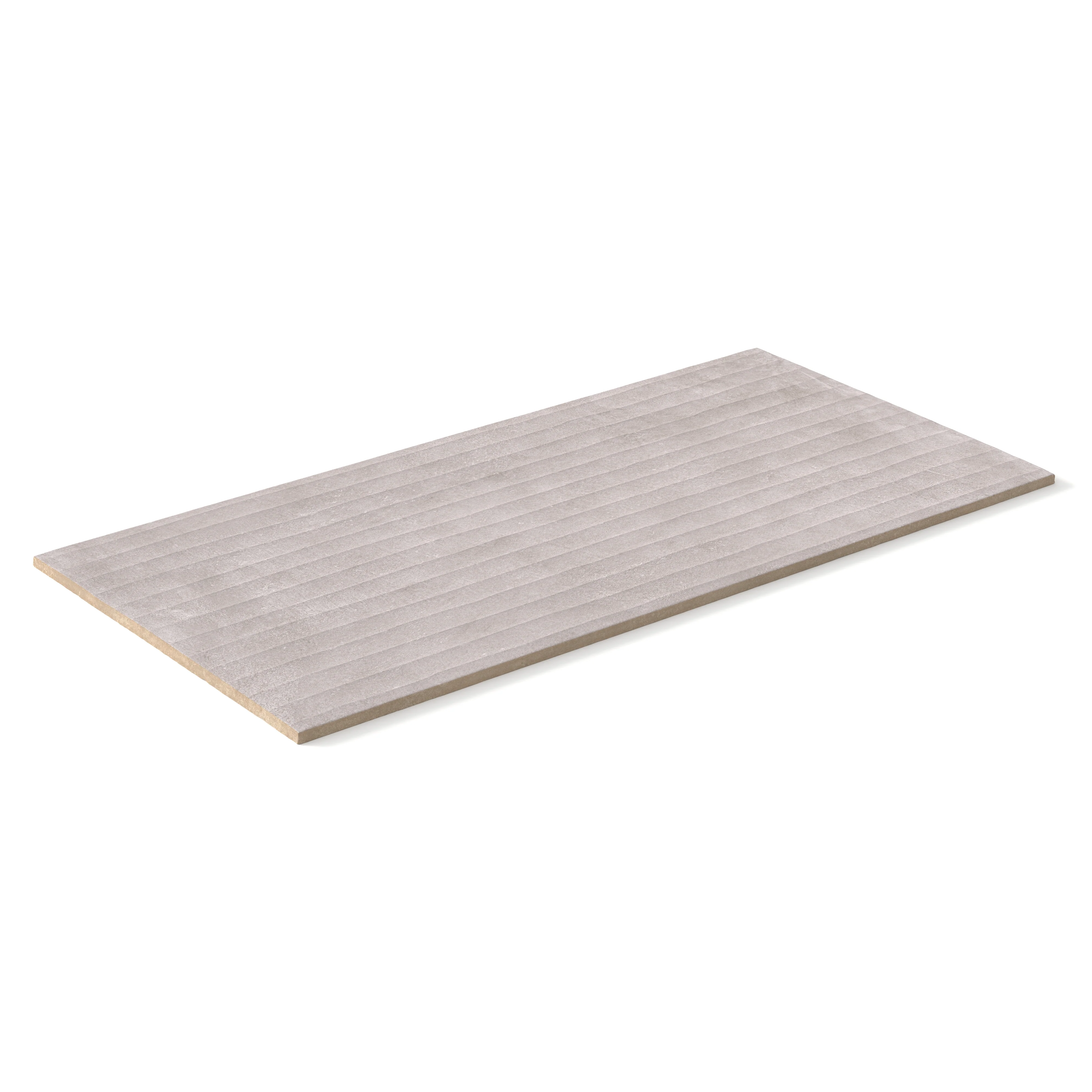 Kai 12 x 24 Fluted Matte Porcelain Tile in Smoke - Image 3