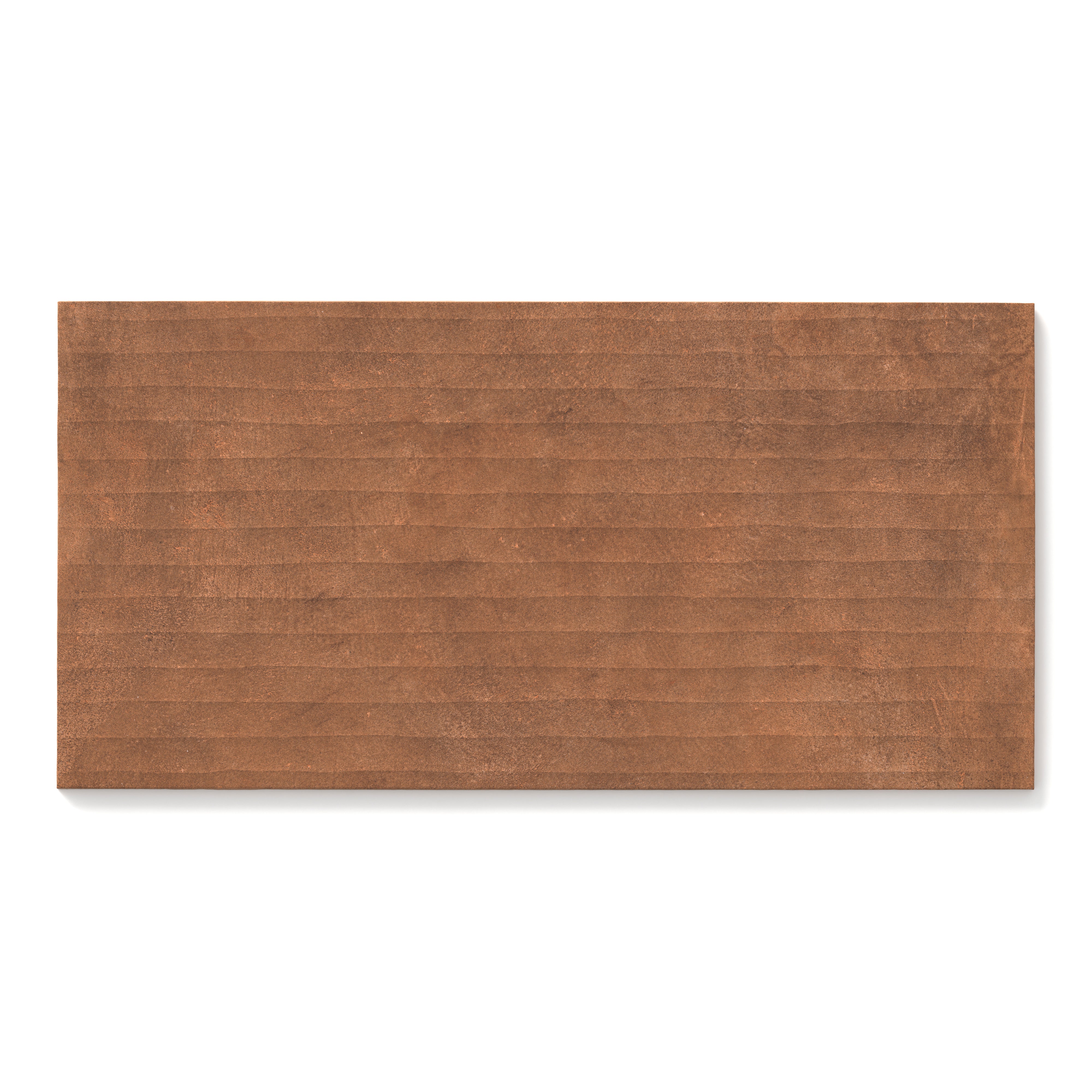 Kai 12 x 24 Fluted Matte Porcelain Tile in Terracotta - Image 3