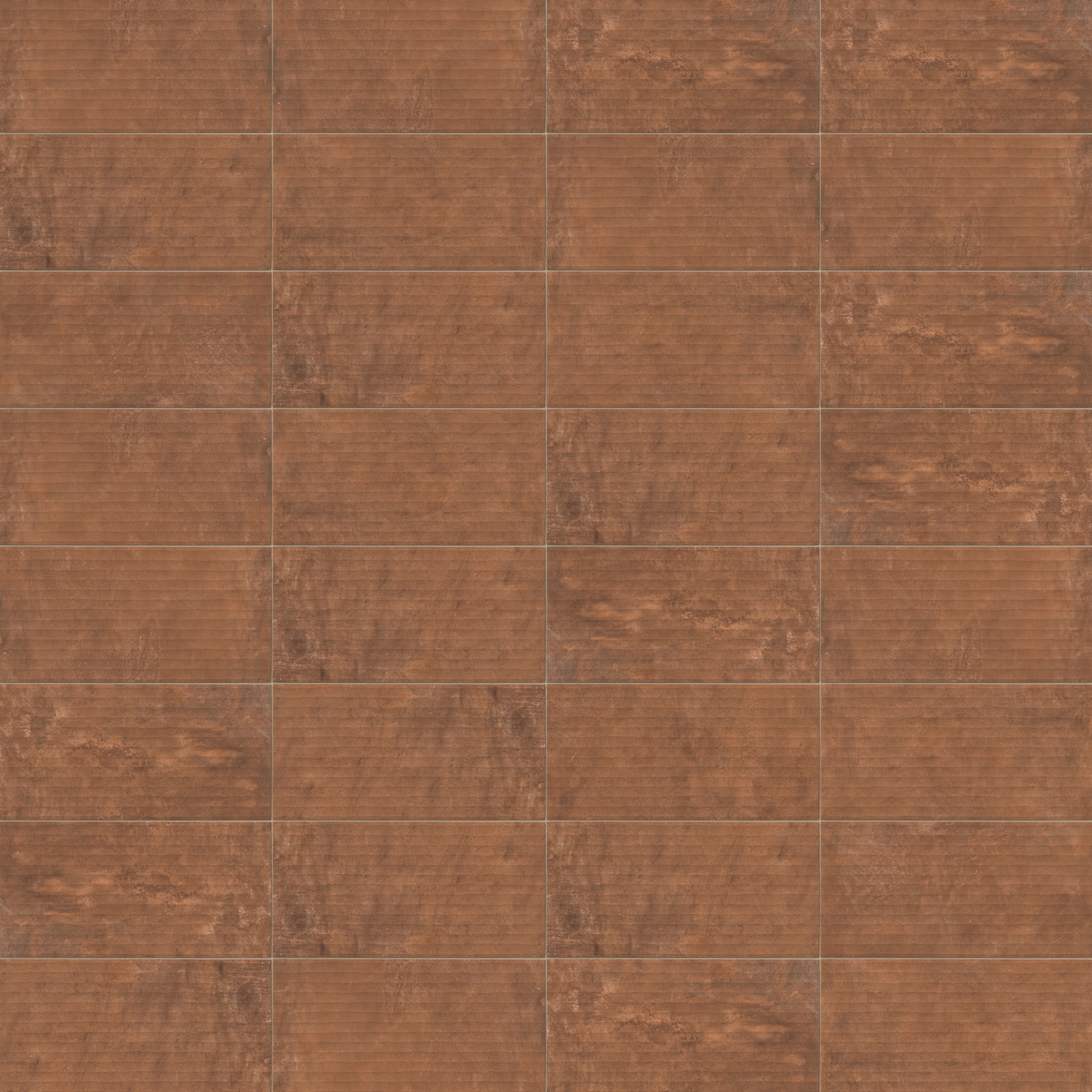 Kai 12 x 24 Fluted Matte Porcelain Tile in Terracotta - Image 6