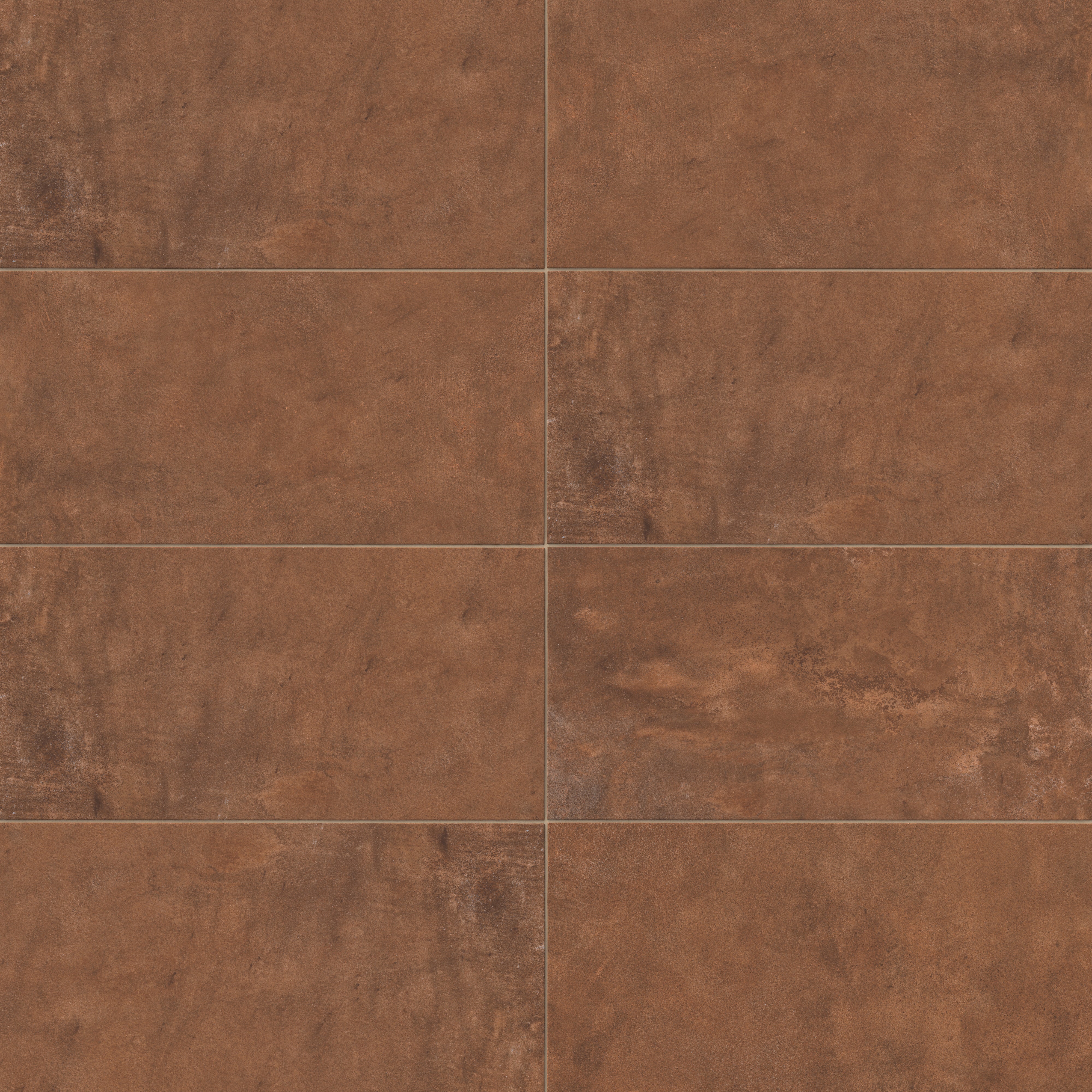 Kai 12 x 24 Matte Porcelain Tile in Terracotta
