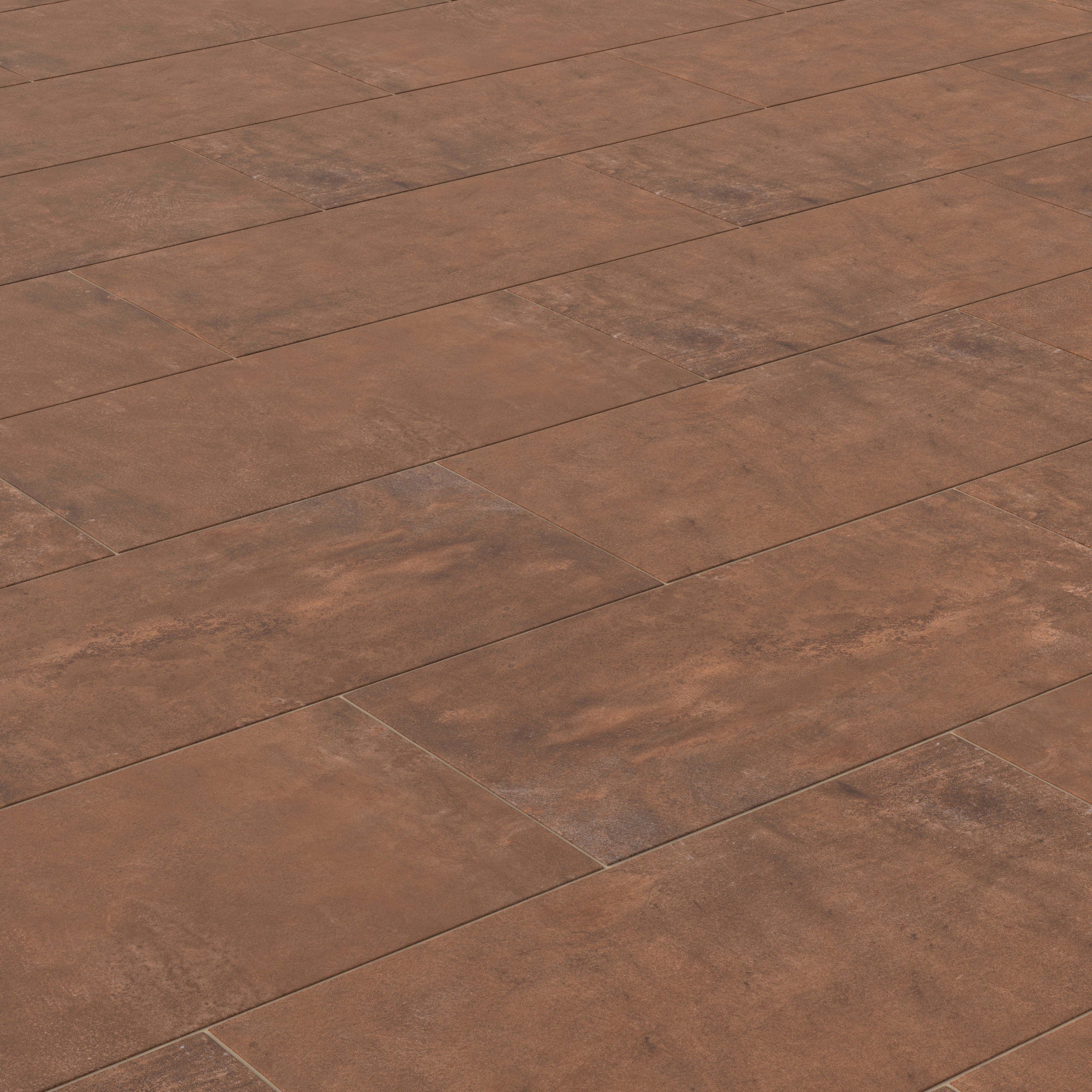Kai 12 x 24 Matte Porcelain Tile in Terracotta - Image 6