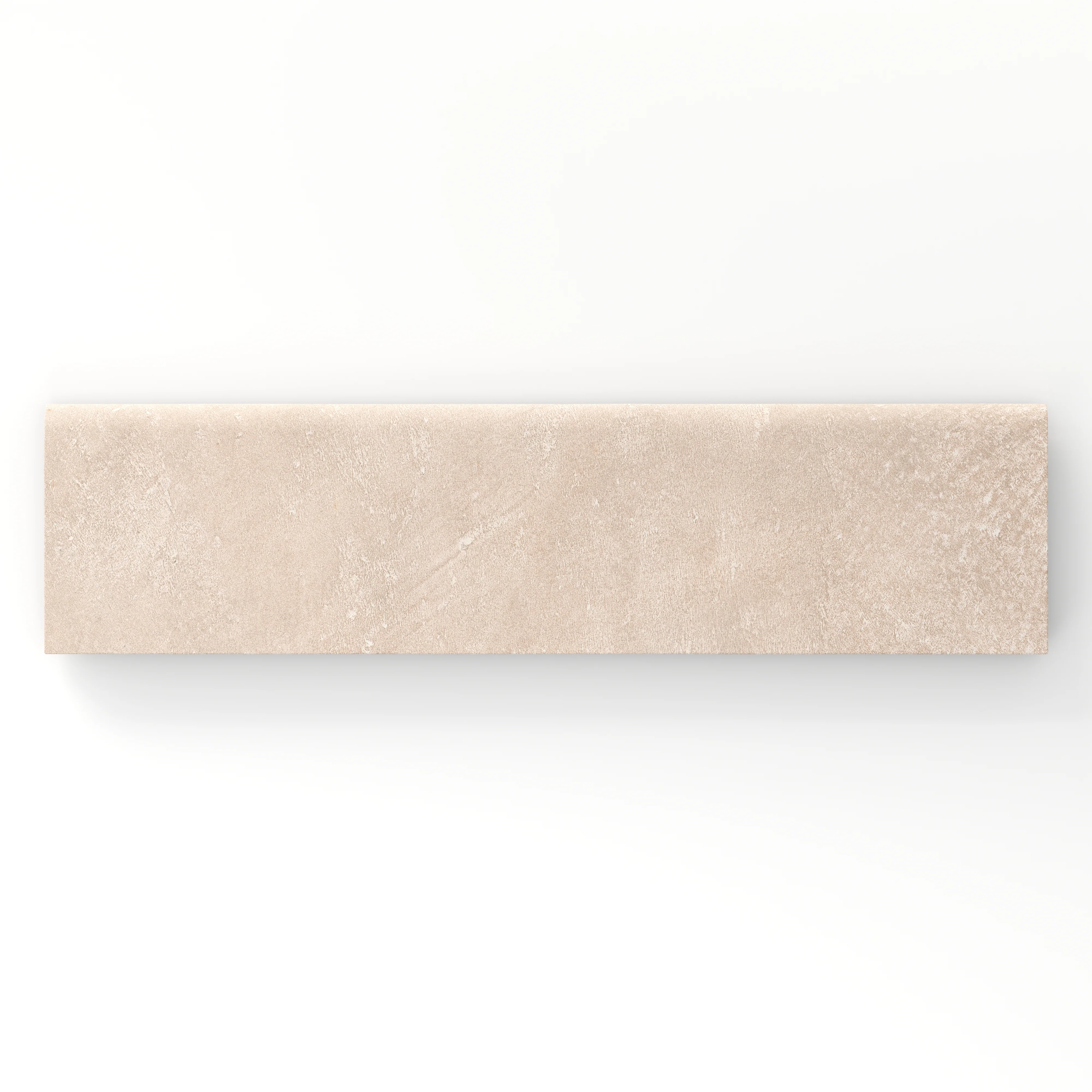 Kai 3 x 12 Bullnose Matte Porcelain Tile in Alabaster