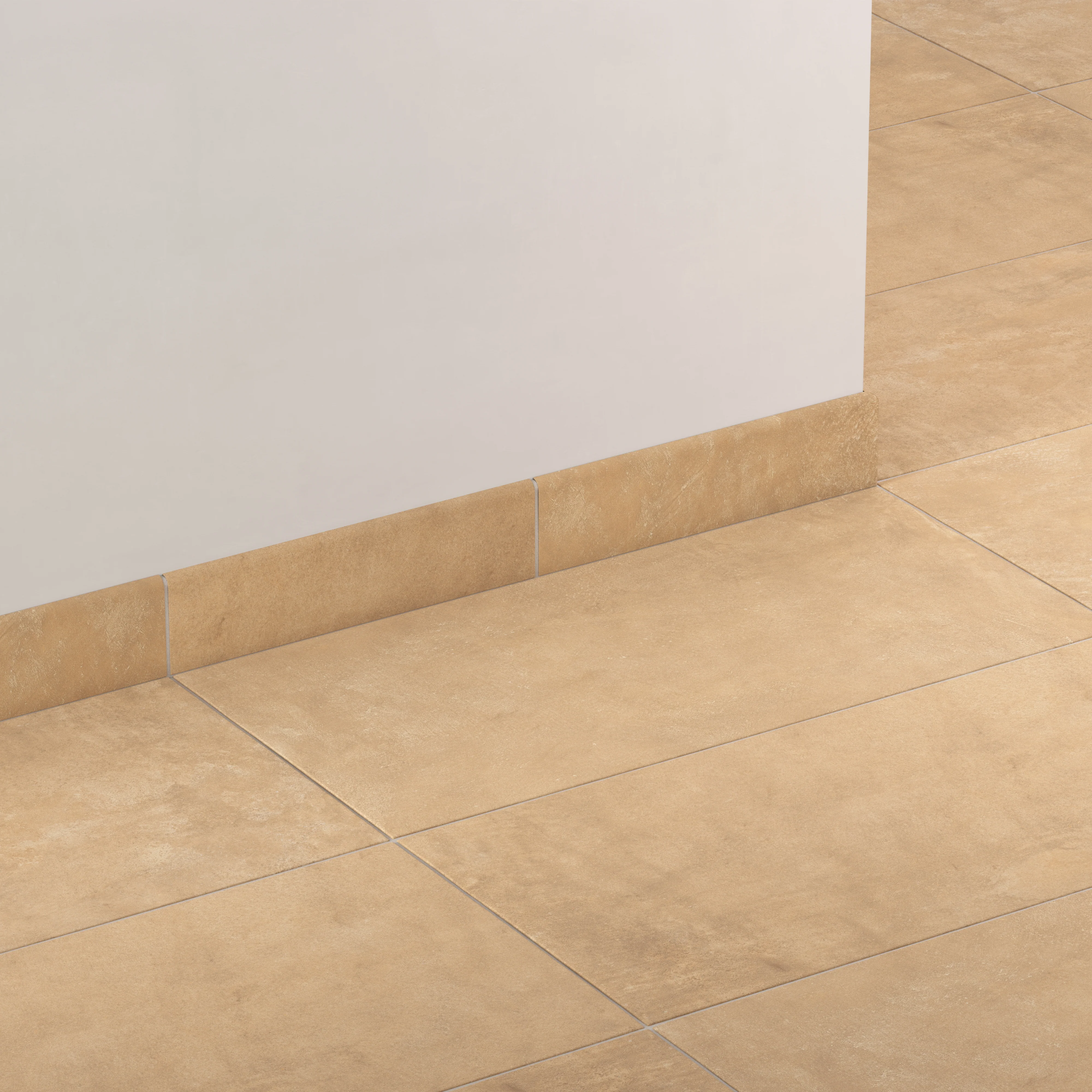 Kai 3 x 12 Bullnose Matte Porcelain Tile in Buttercup - Image 3