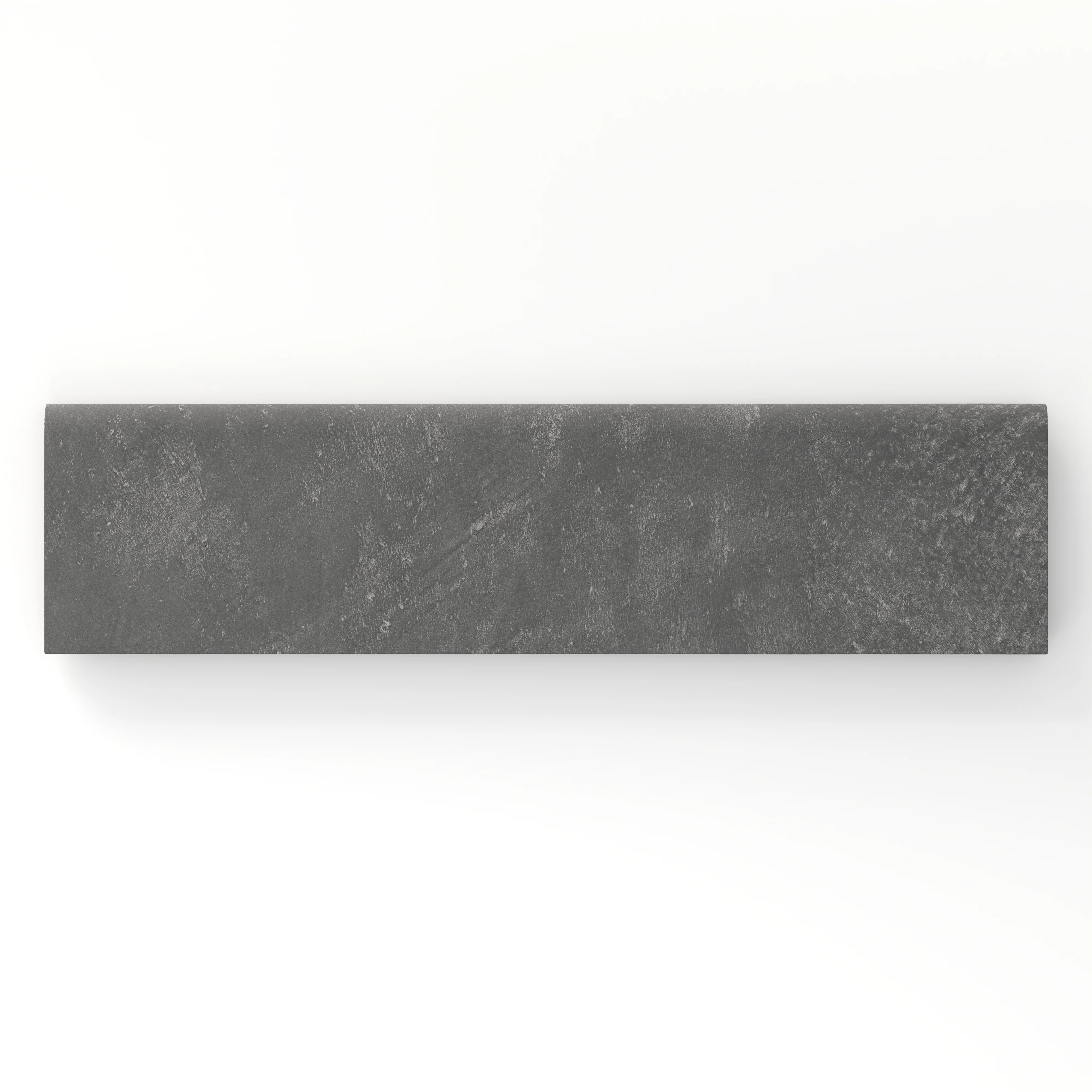Kai 3 x 12 Bullnose Matte Porcelain Tile in Moka