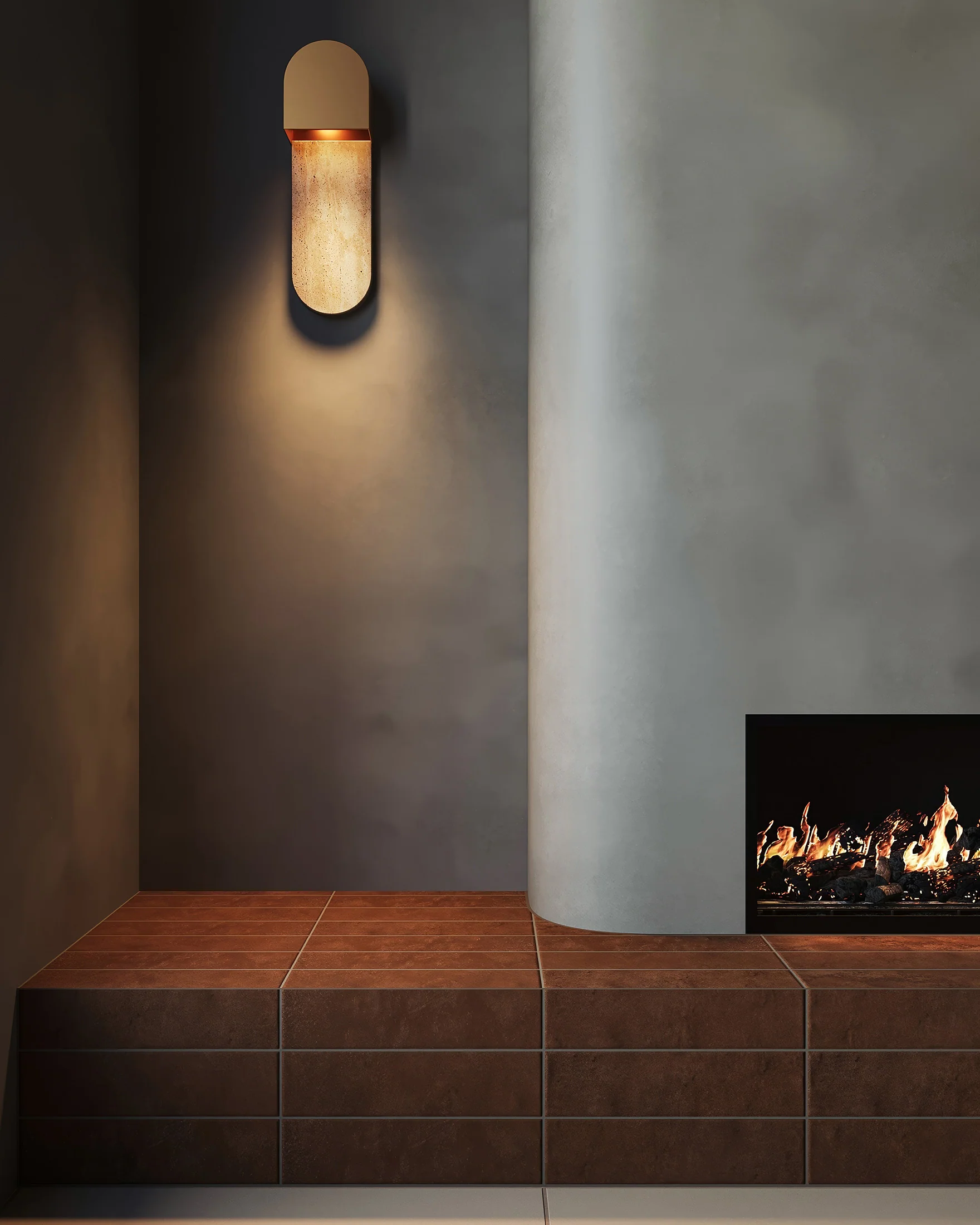 Kai 3 x 12 Matte Porcelain Tile in Terracotta - Image 10