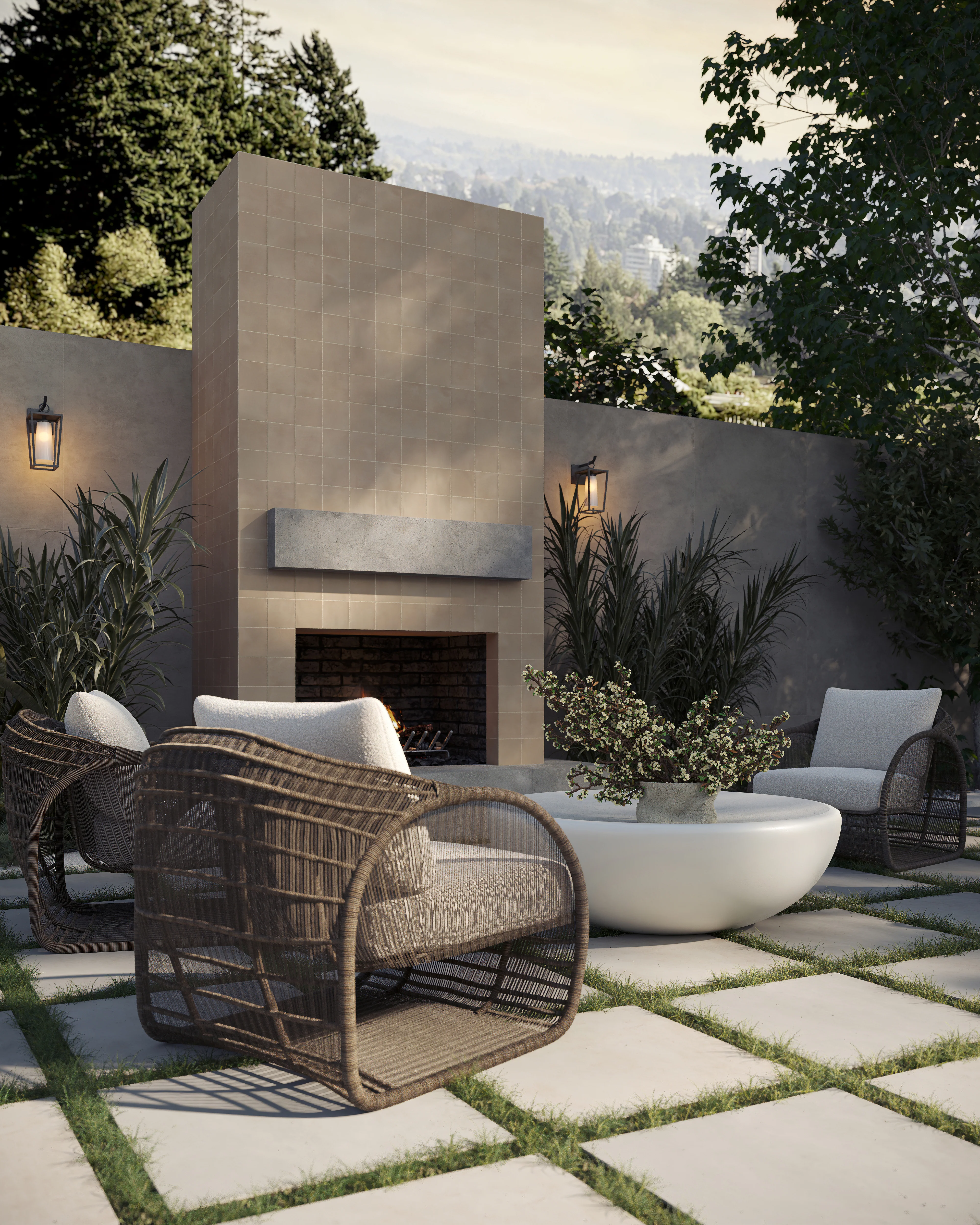 Karina 5.5 x 5.5 Matte Porcelain Tile in Cotto - Image 13
