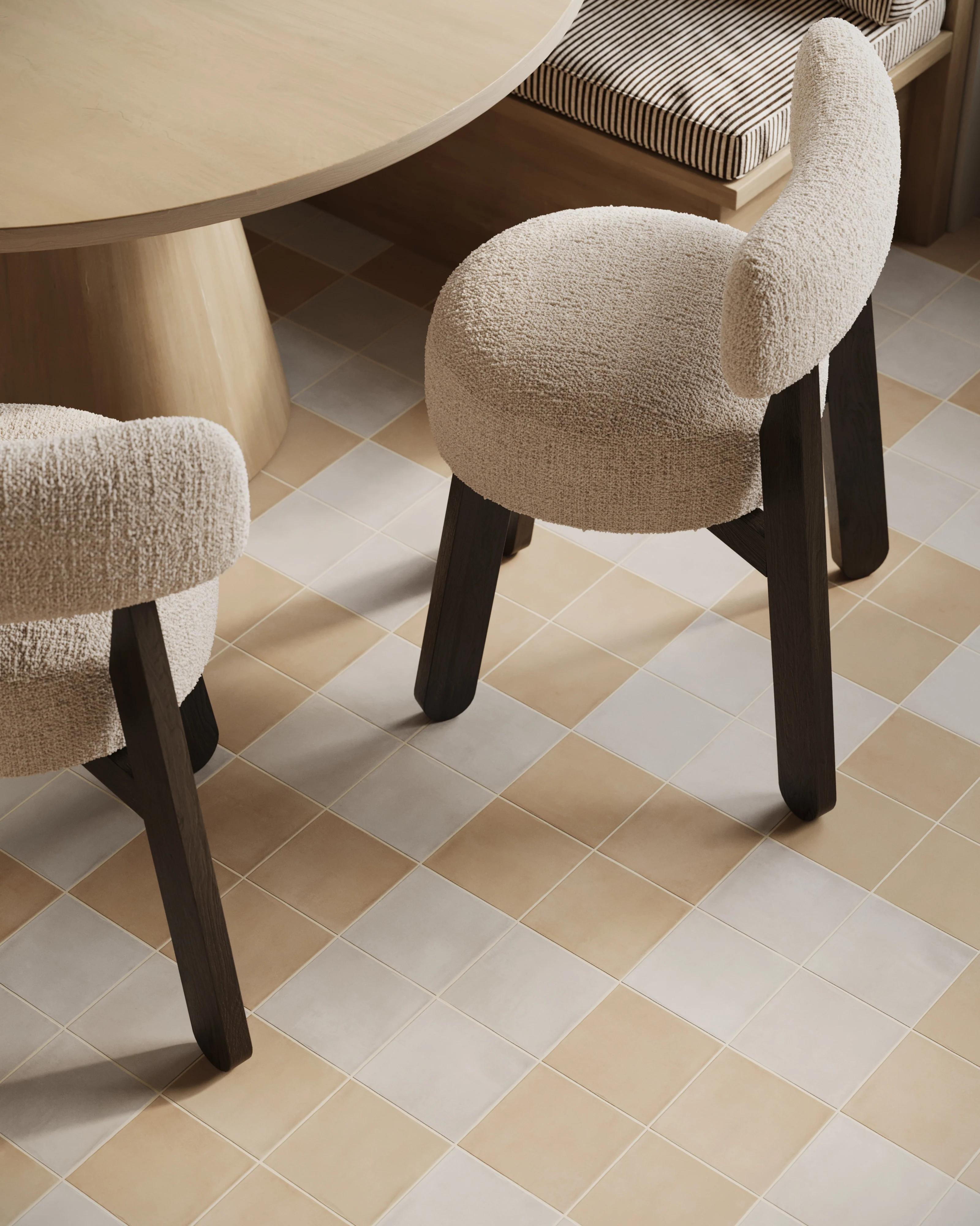 Karina 5.5 x 5.5 Matte Porcelain Tile in Greige - Image 14