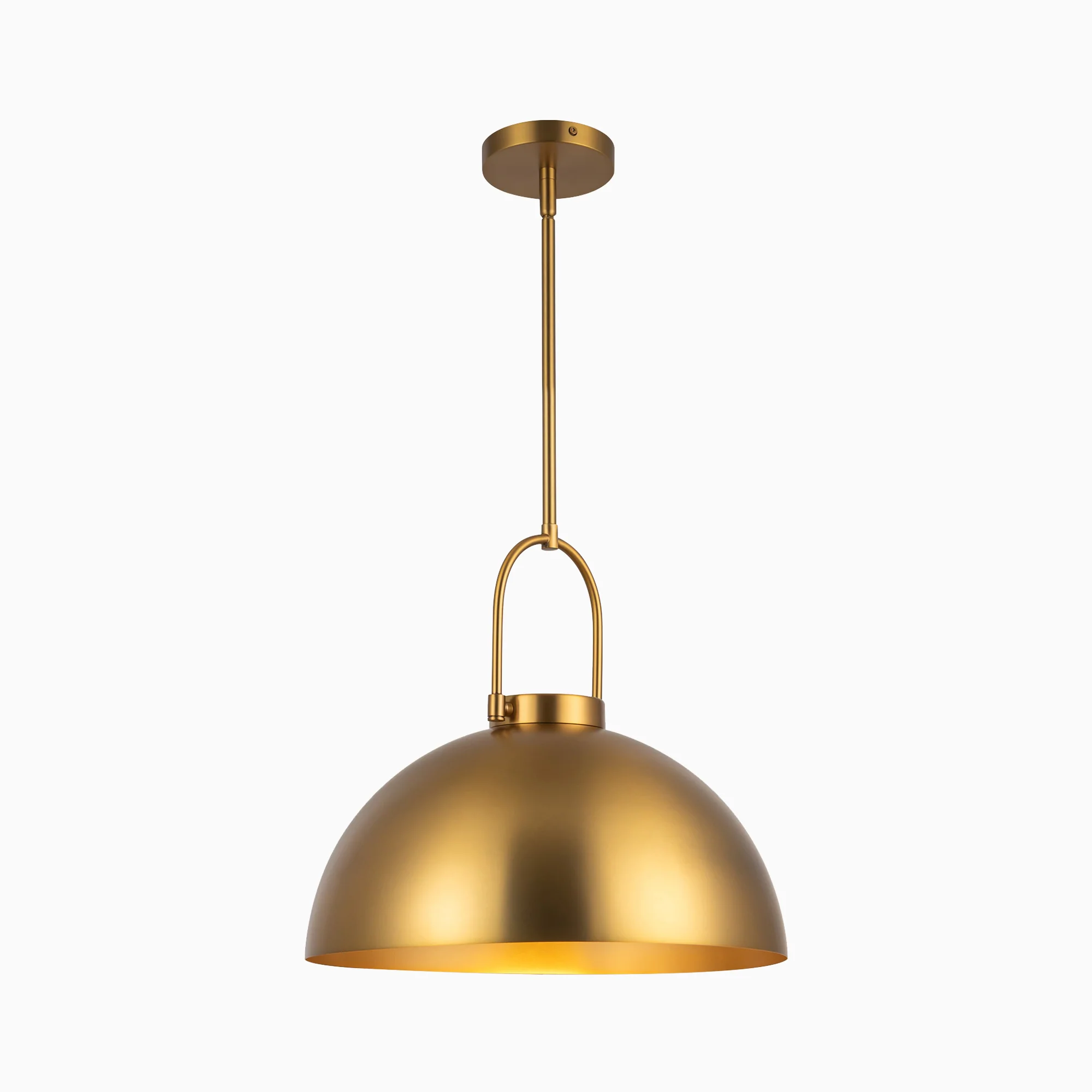 Kealy 16" 1 Light Pendant in Aged Gold - Image 2