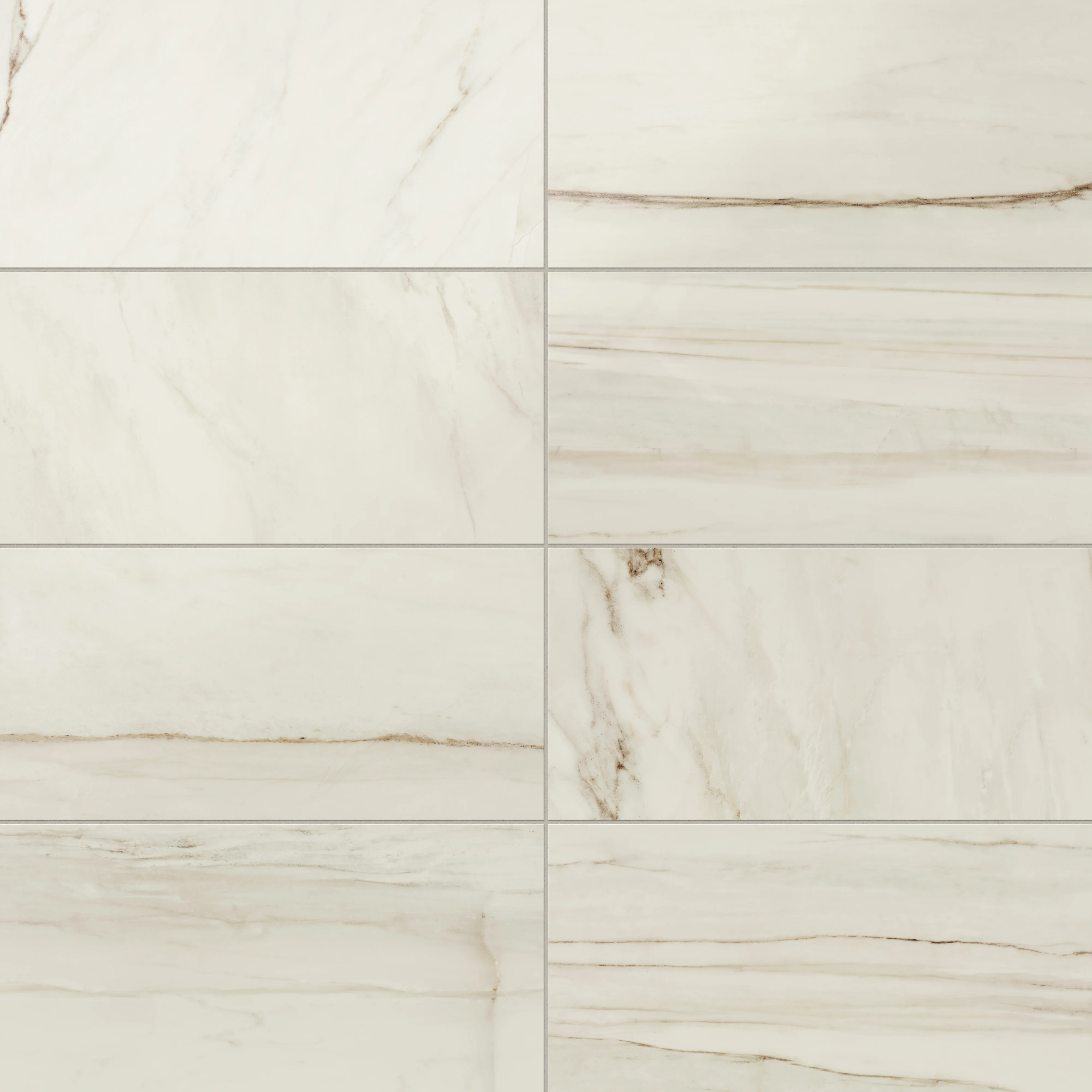 Kendrick 12 x 24 Satin Porcelain Tile in Sand