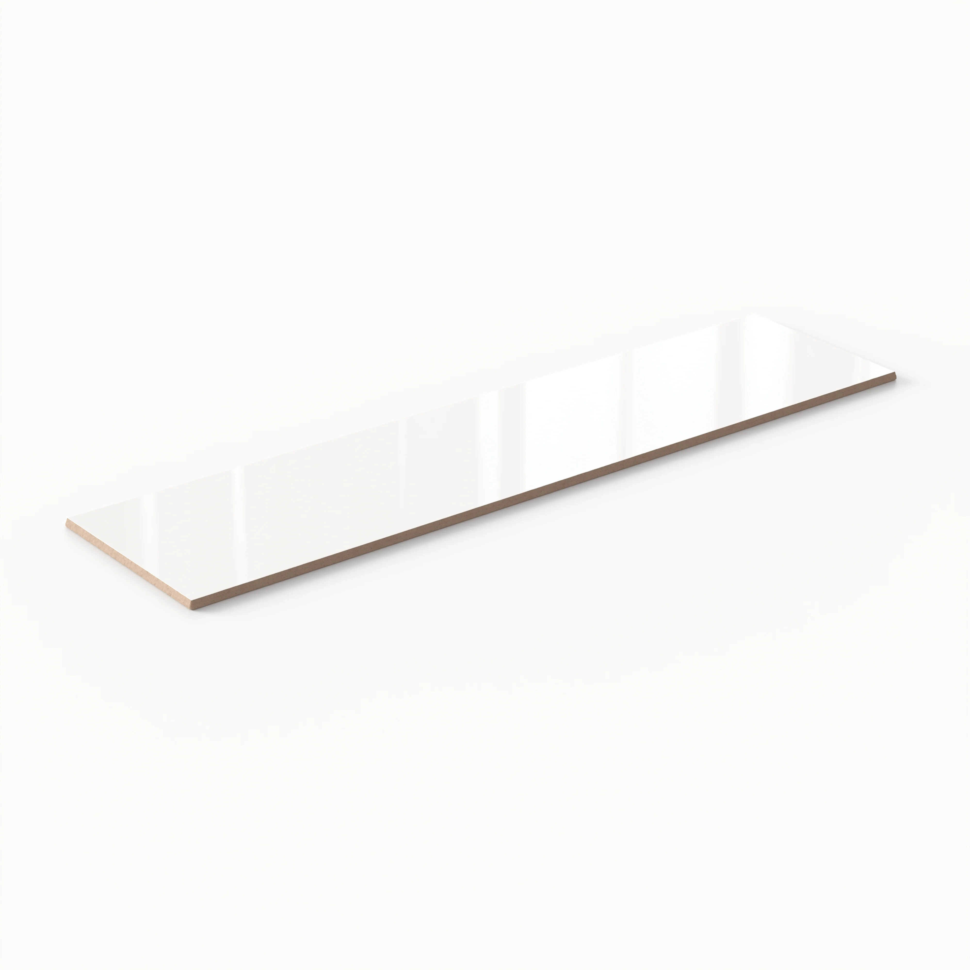 Kinsley 4 x 16 Glossy Ceramic Tile in Branco - Image 3