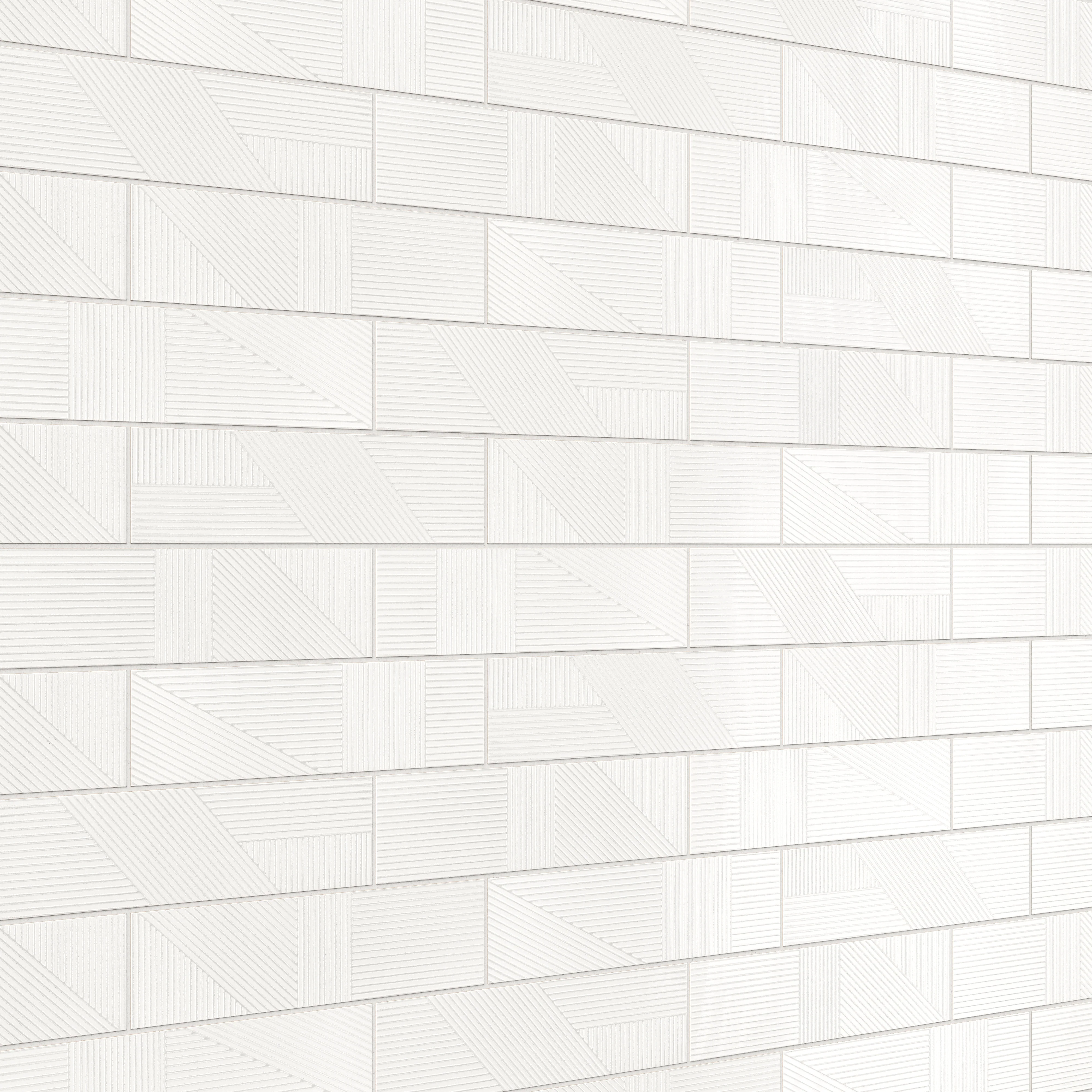 Kinsley 4 x 16 Glossy Ceramic Tile in Branco Deco - Image 7