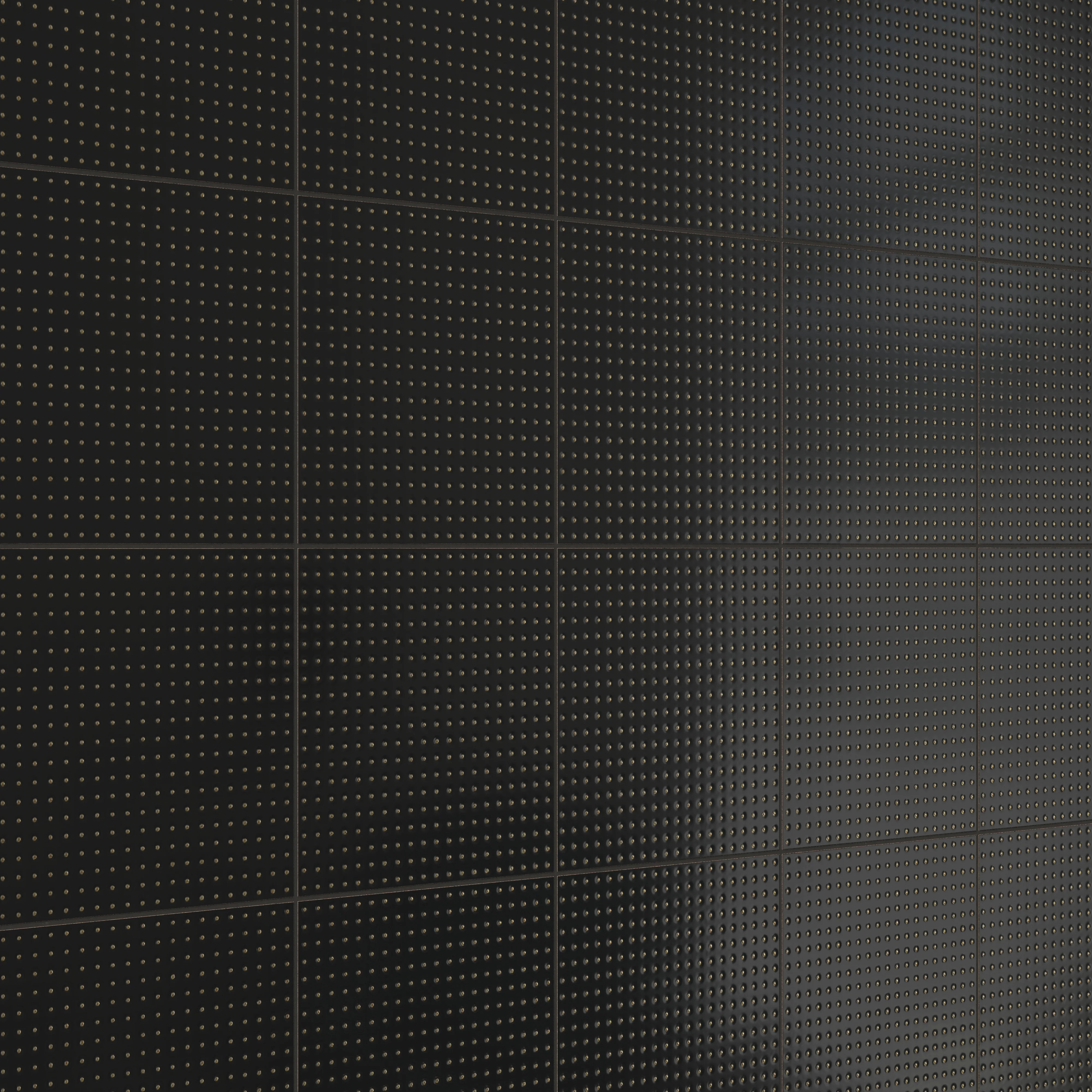 Kira 12 x 12 Satin Ceramic Tile in Dots Black - Image 4