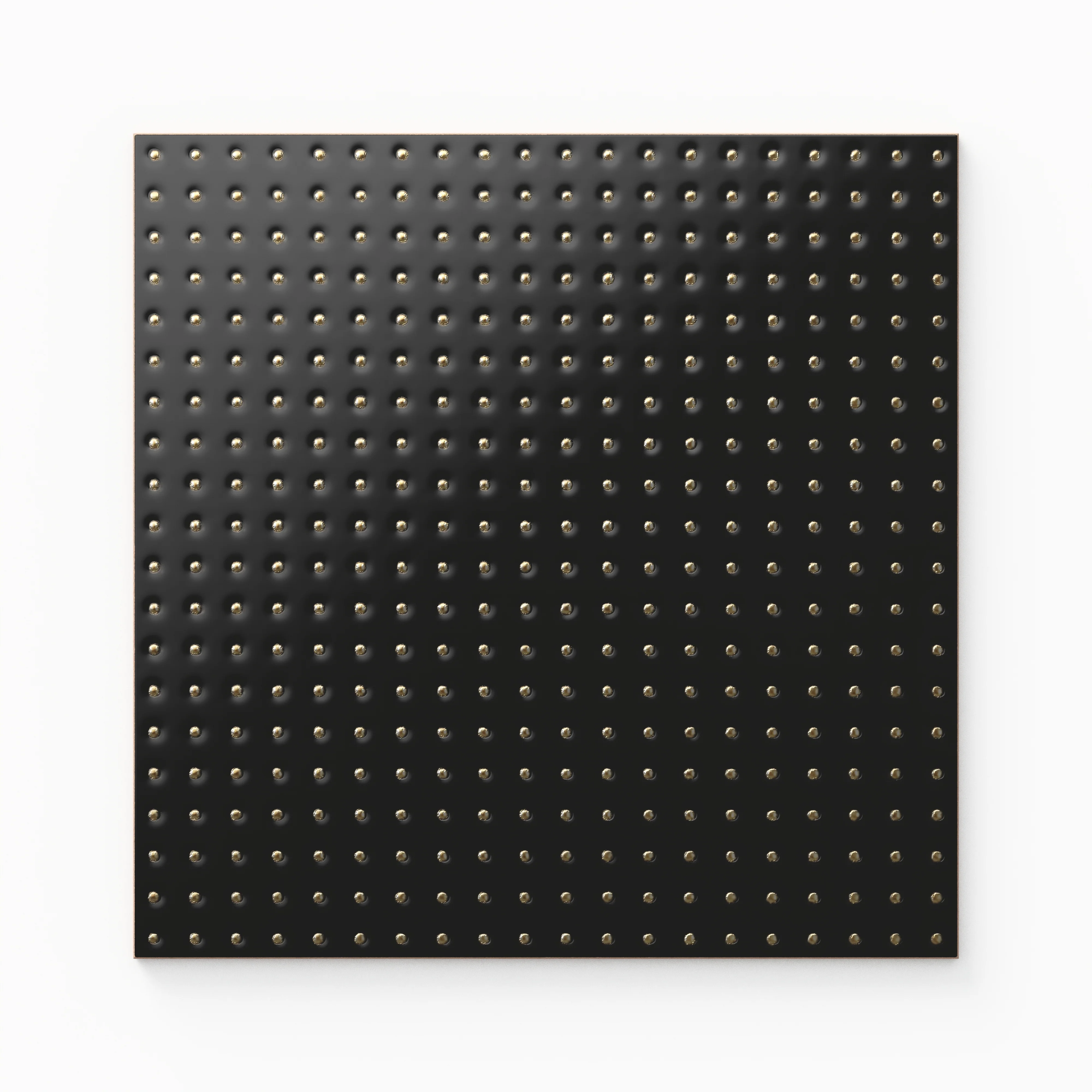Kira 4 x 4 Satin Dots in Black Sample
