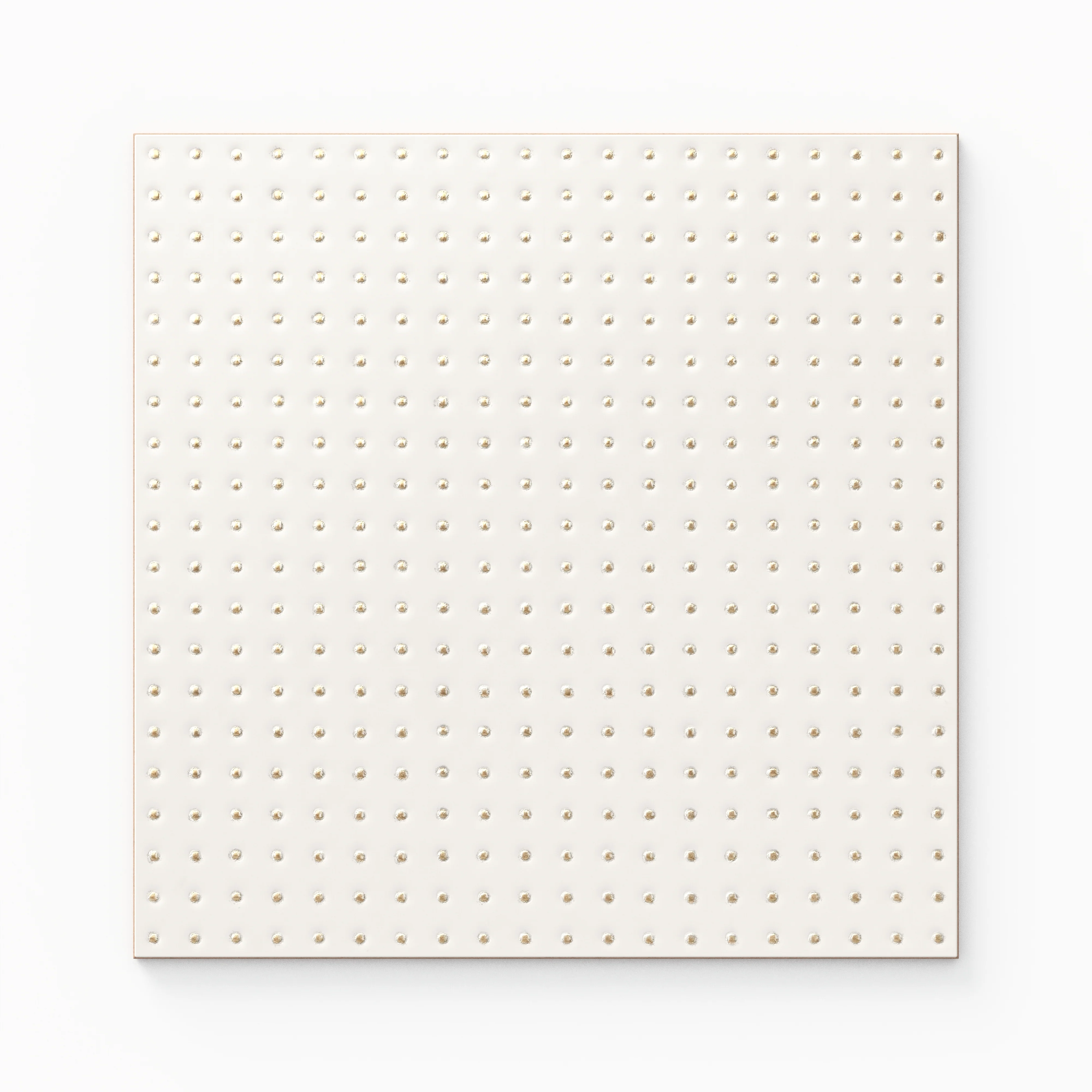 Kira 12 x 12 Satin Ceramic Tile in Dots White - Image 2