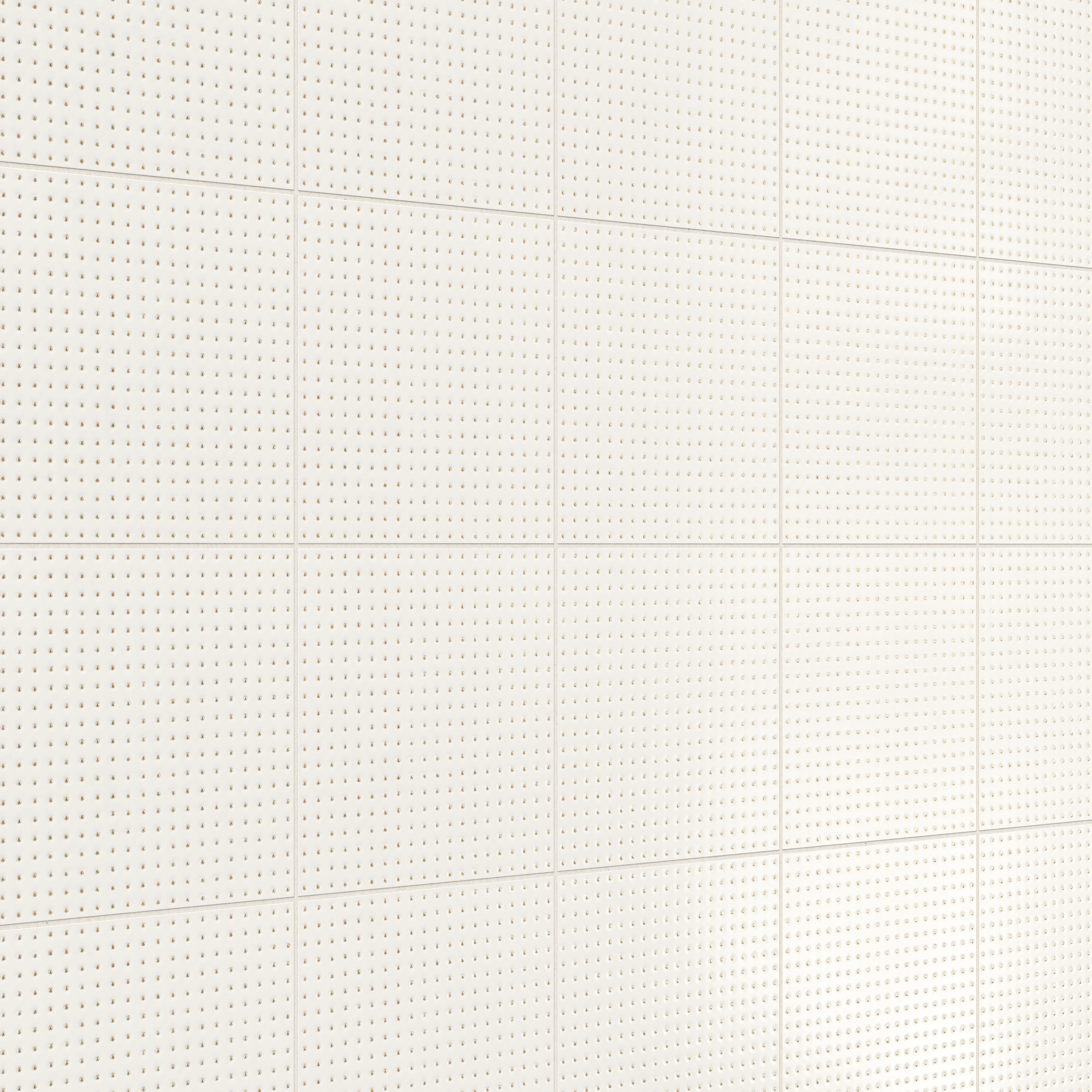 Kira 12 x 12 Satin Ceramic Tile in Dots White - Image 4