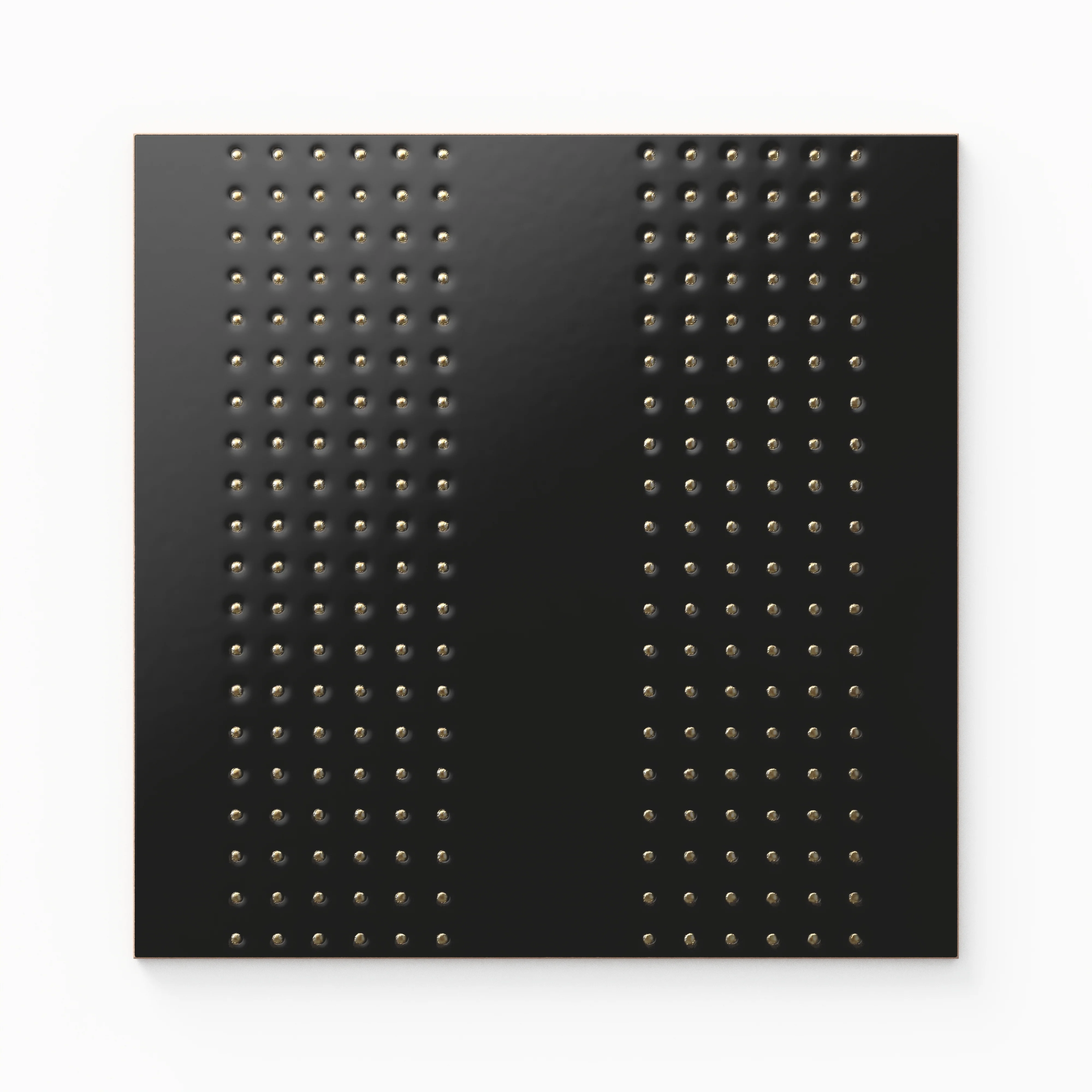 Kira 12 x 12 Satin Ceramic Tile in Striped Dots Black - Image 3