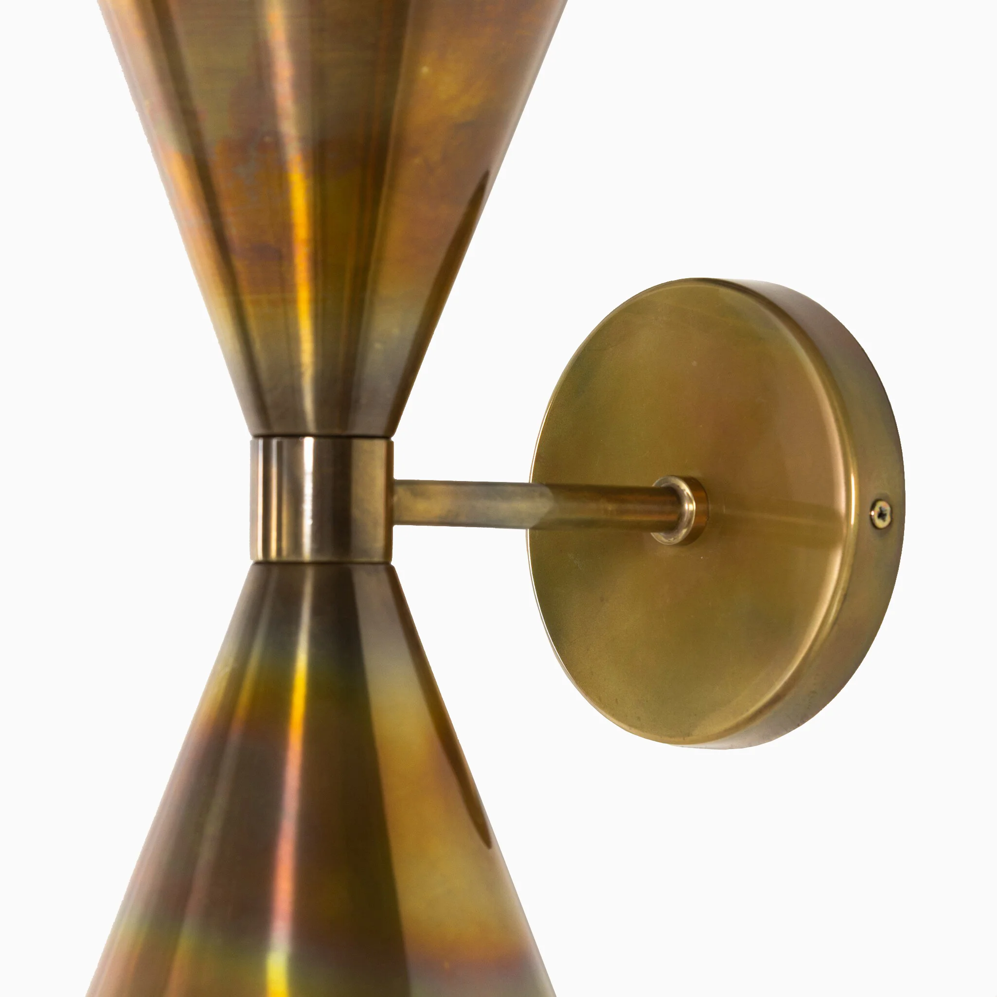 Lainey Wall Sconce in Burnt Brass - Image 4