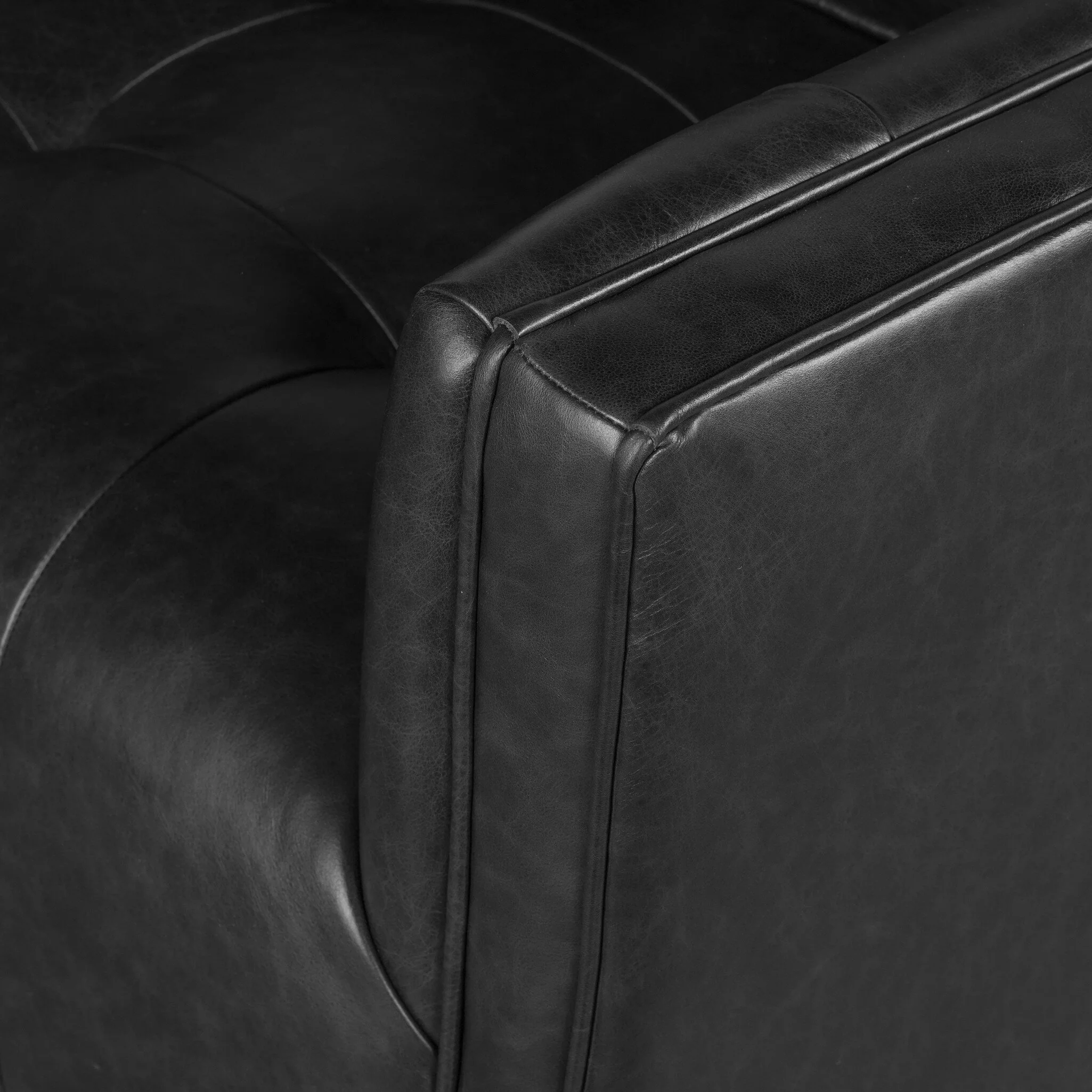Landry Swivel Chair in Sonoma Black - Image 8