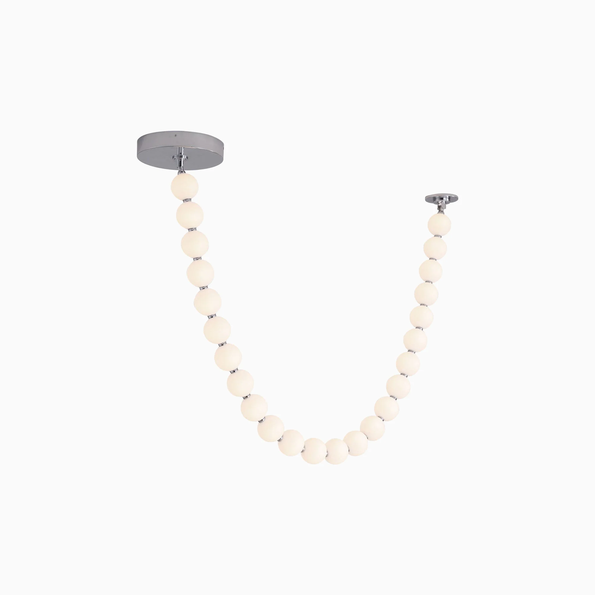 Lani 7' LED Pendant in Chrome with Remote Driver