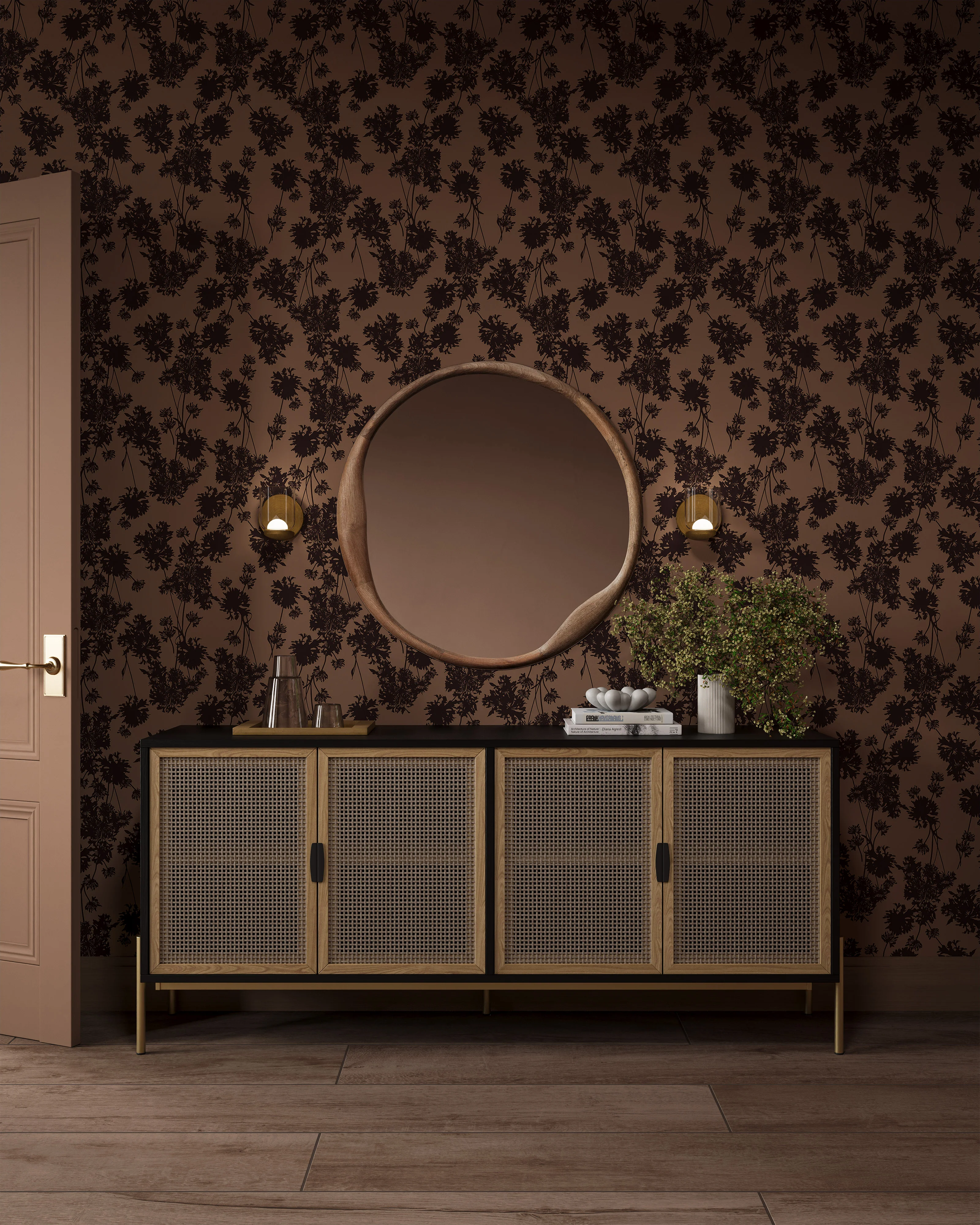 Large Aria Sideboard in Black and Gold - Image 10