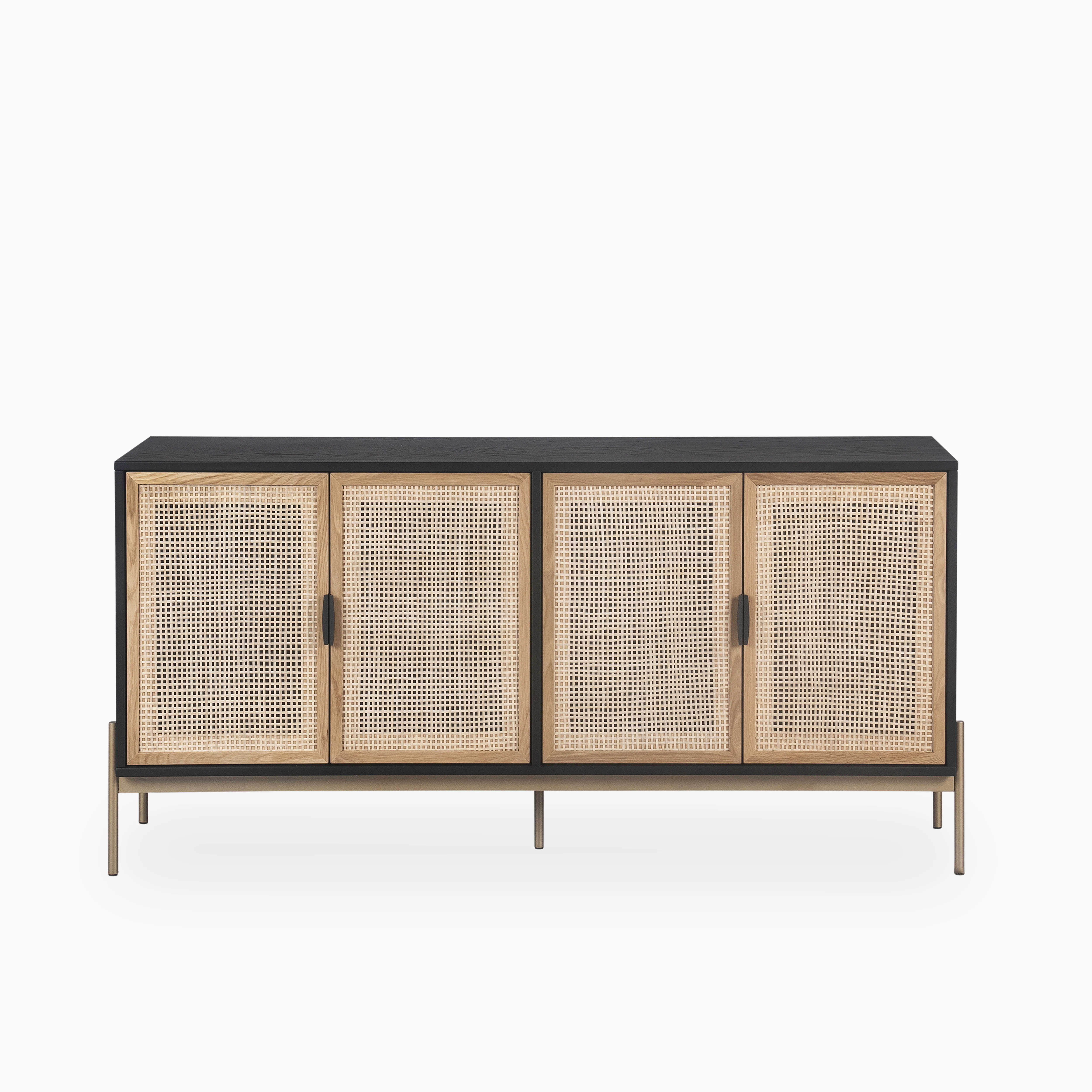 Large Aria Sideboard in Black and Gold - Image 3