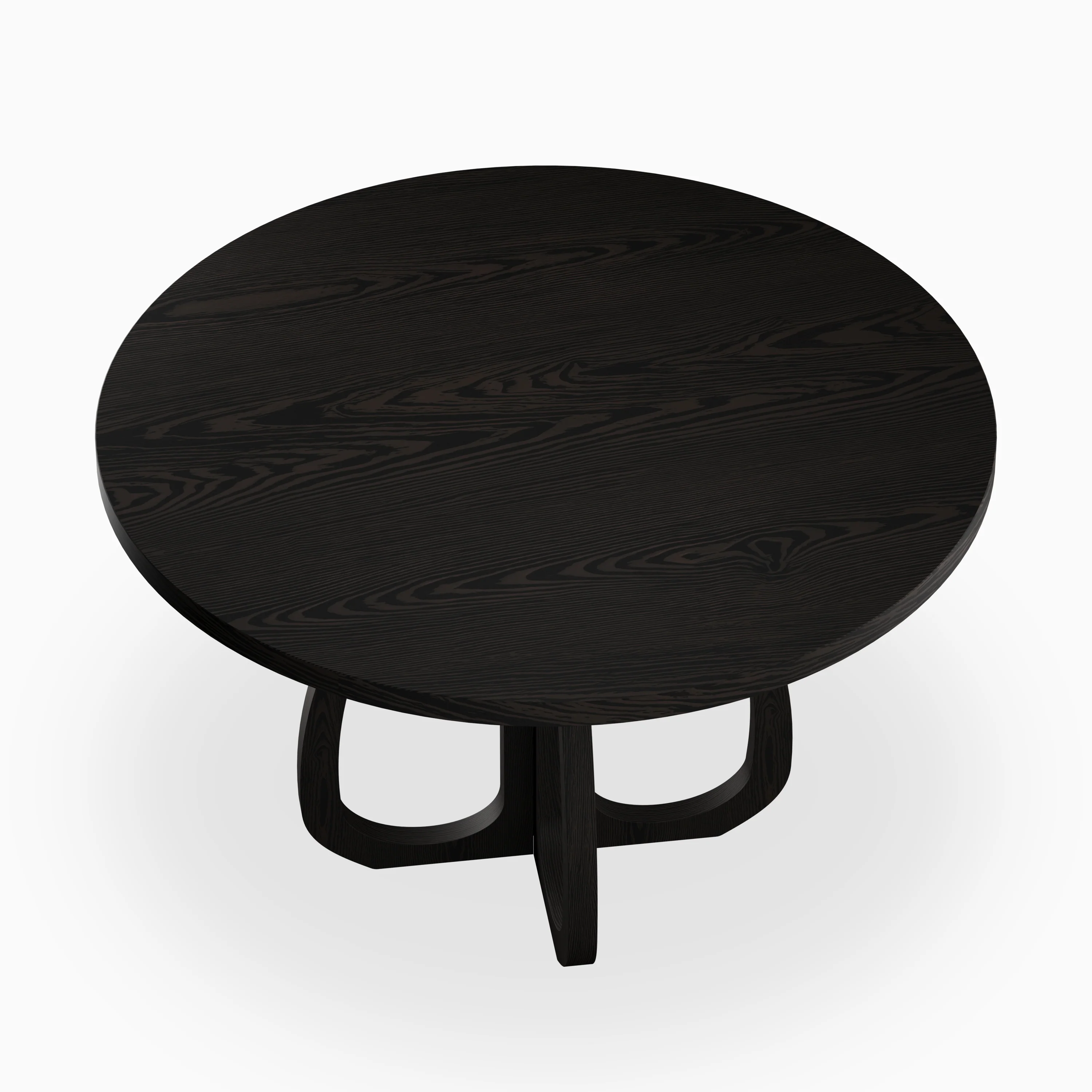 Laurent Ash Round Dining Table in Mocha, 48" - Image 2