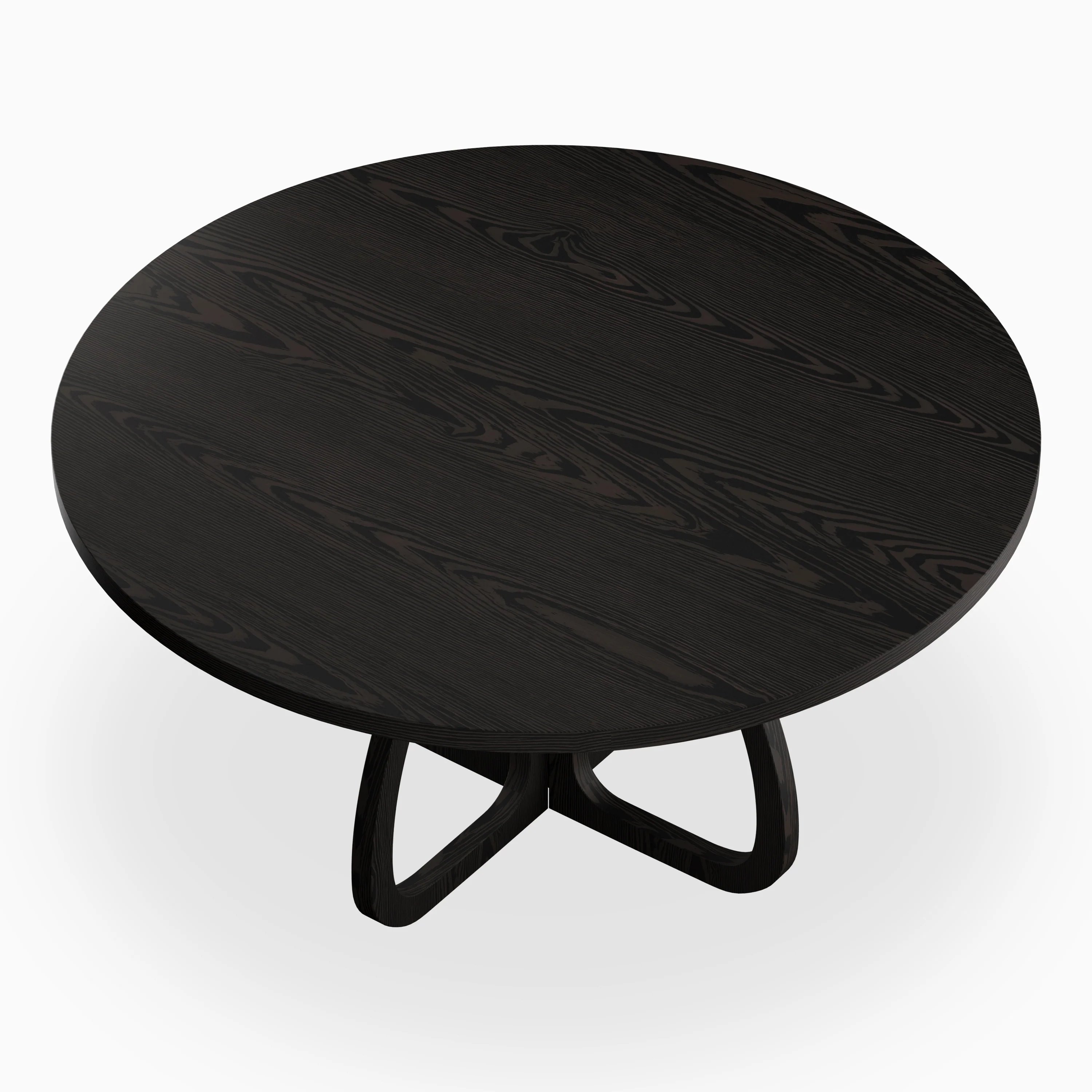 Laurent Ash Round Dining Table in Mocha, 60" - Image 2