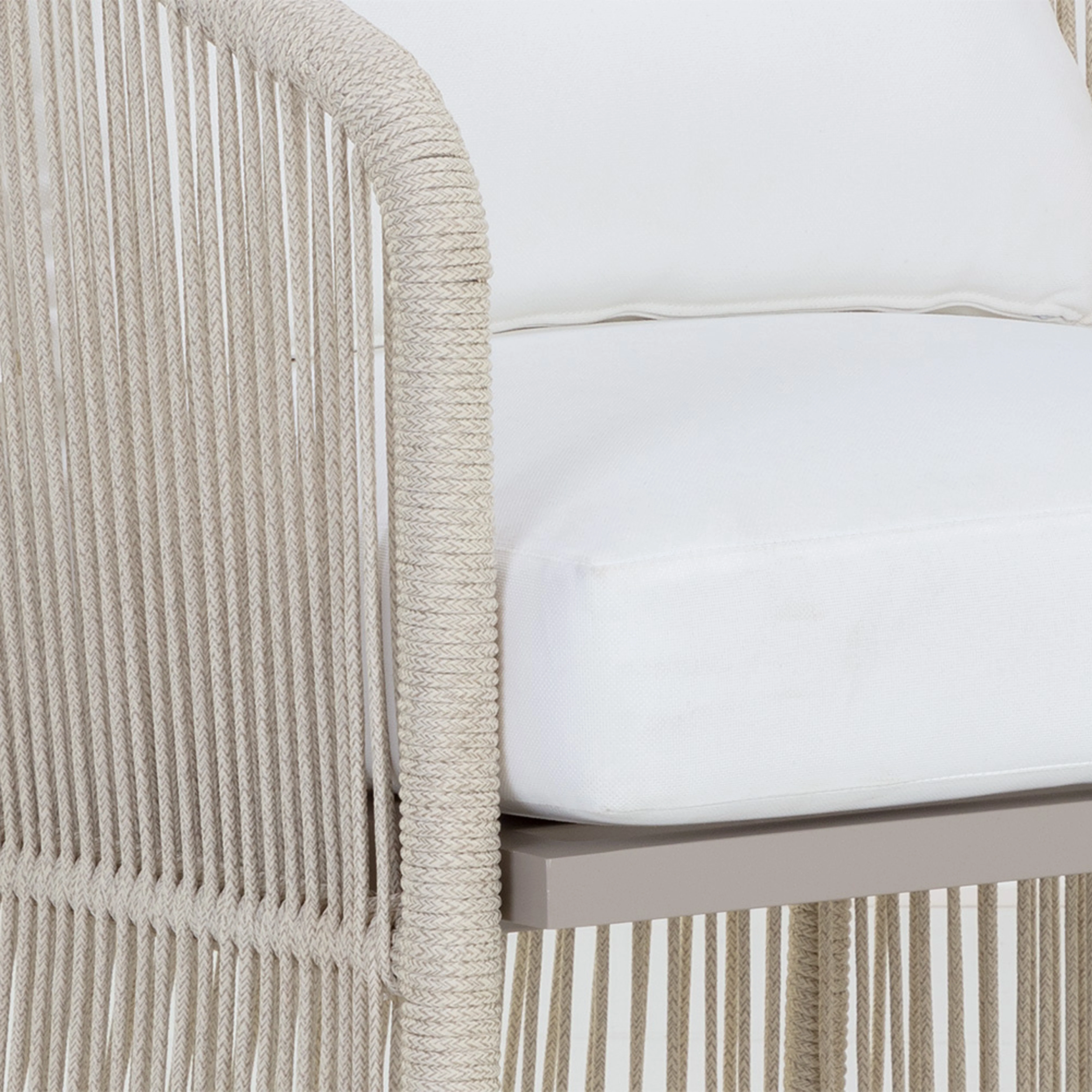 Laveo Outdoor Dining Chair in White - Image 5