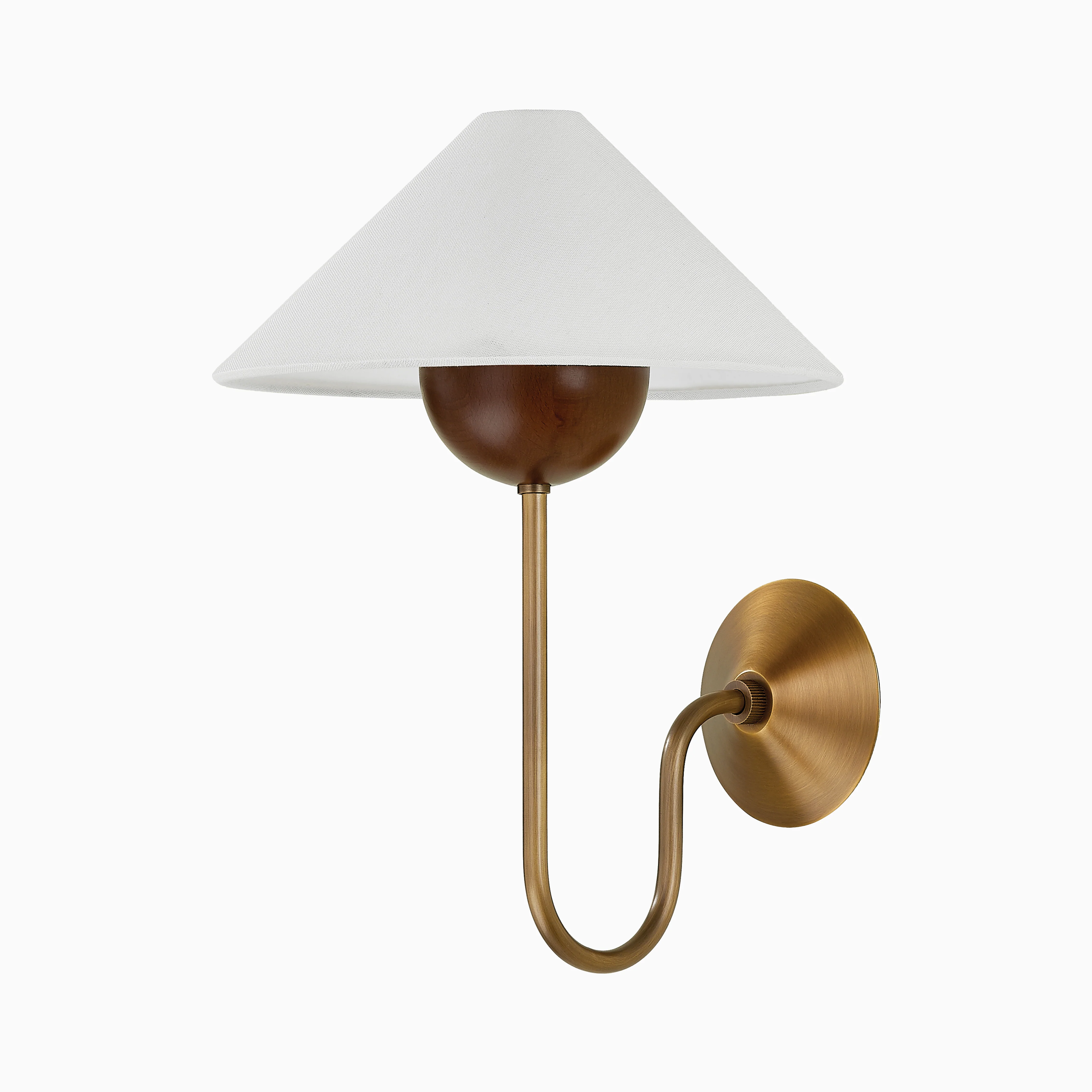 Leilani Wall Sconce in Patina Brass - Image 4