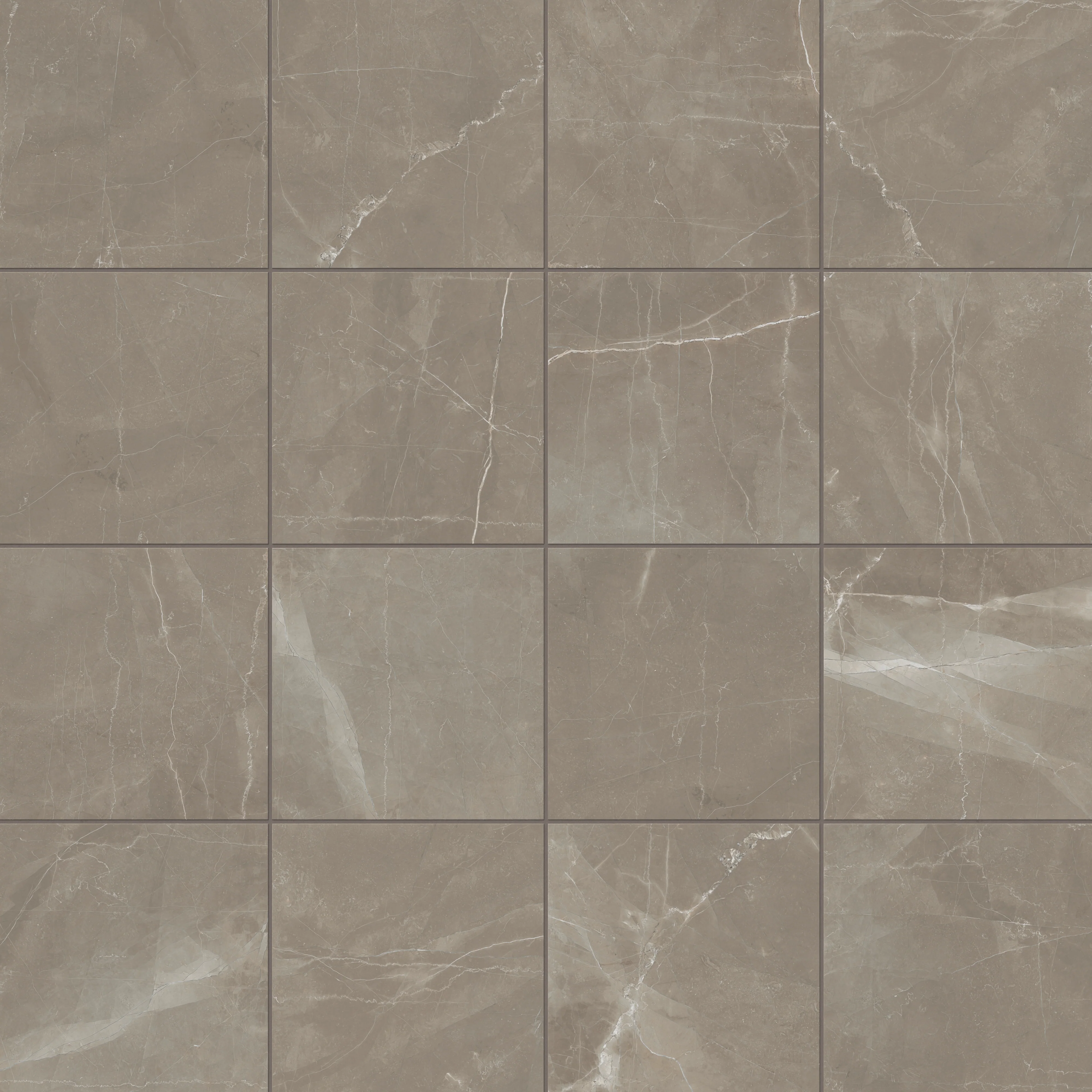 Leona 12 x 12 Matte Porcelain Tile in Amani Bronze