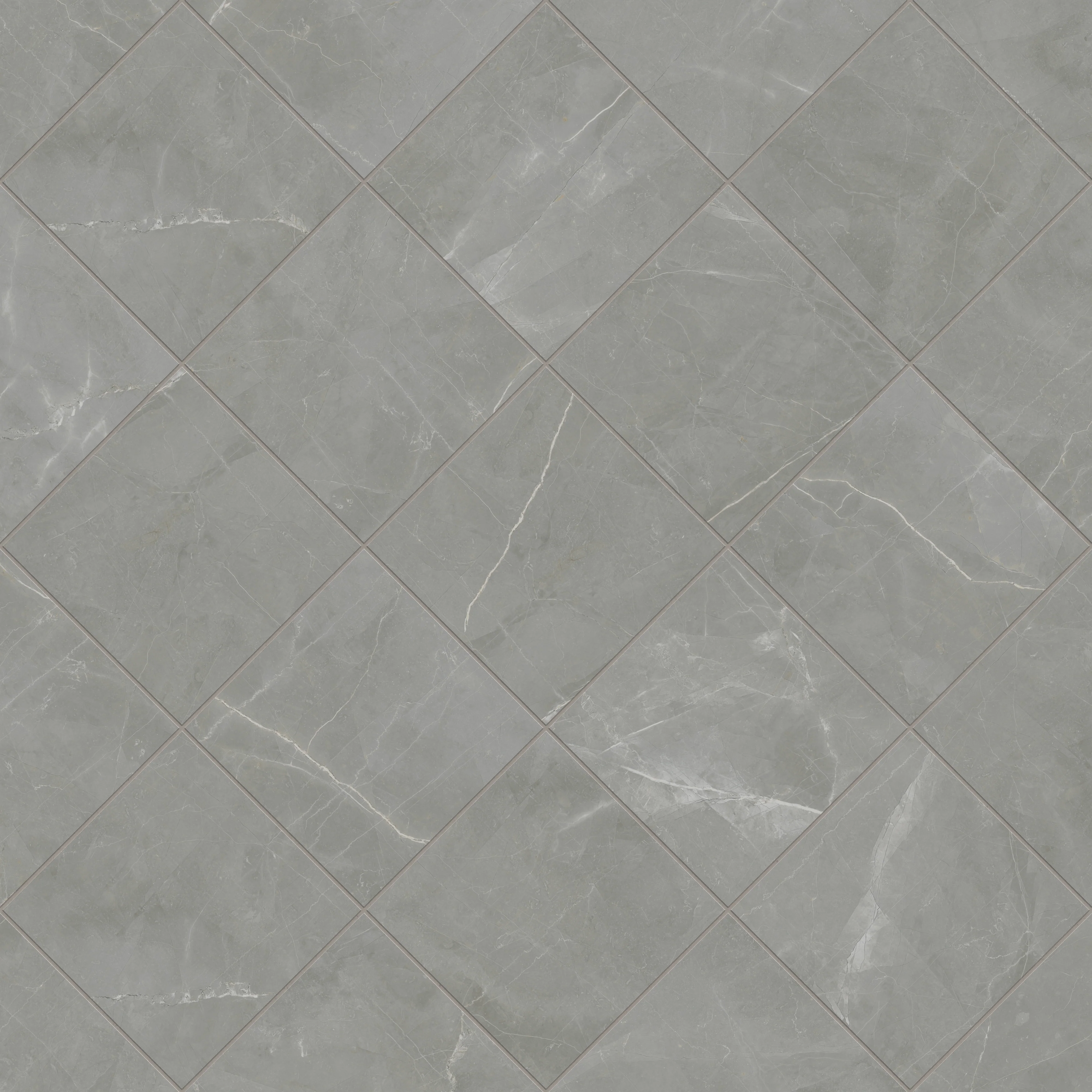 Leona 12 x 12 Matte Porcelain Tile in Amani Grey - Image 6