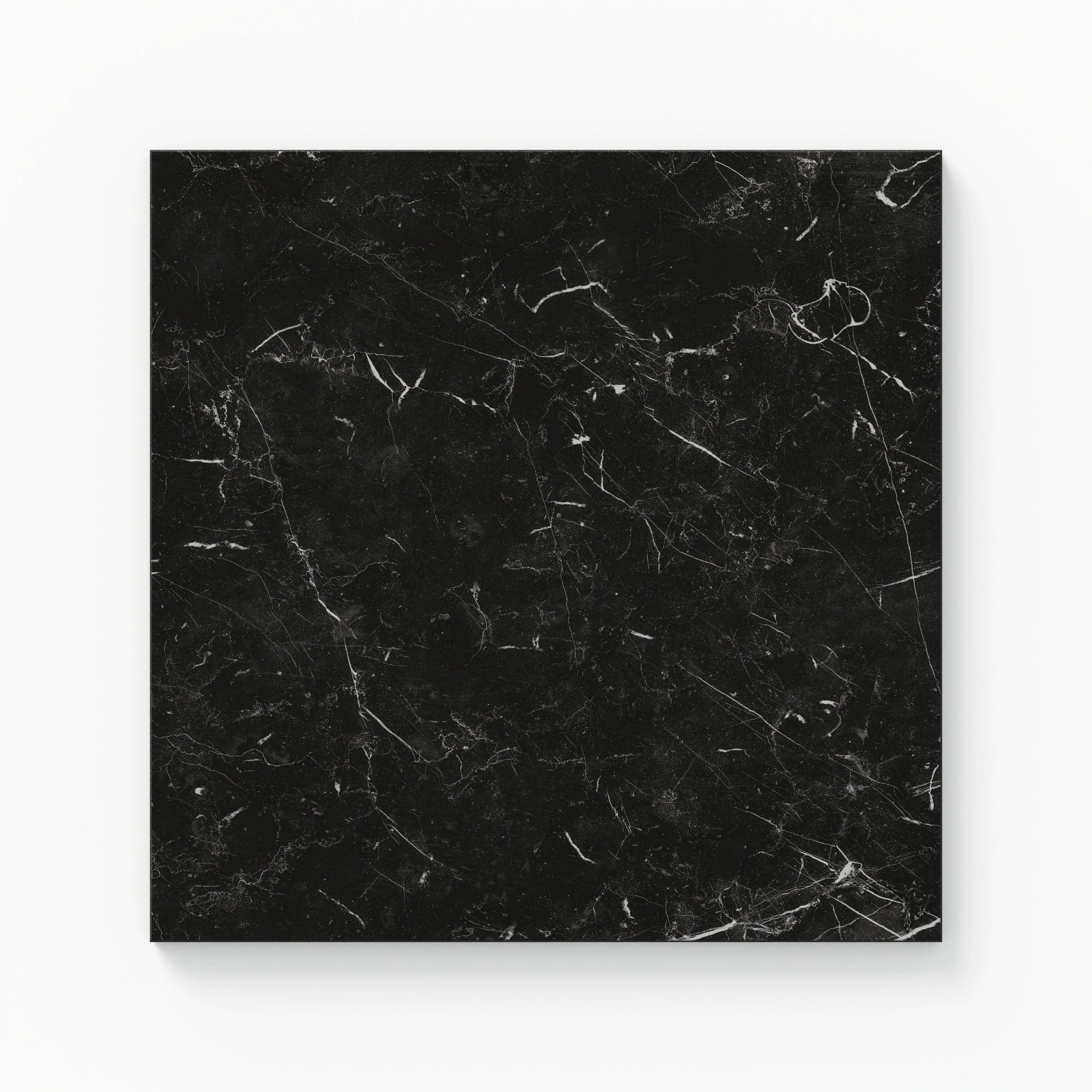 Leona 12 x 12 Matte Porcelain Tile in Nero Marquina - Image 3