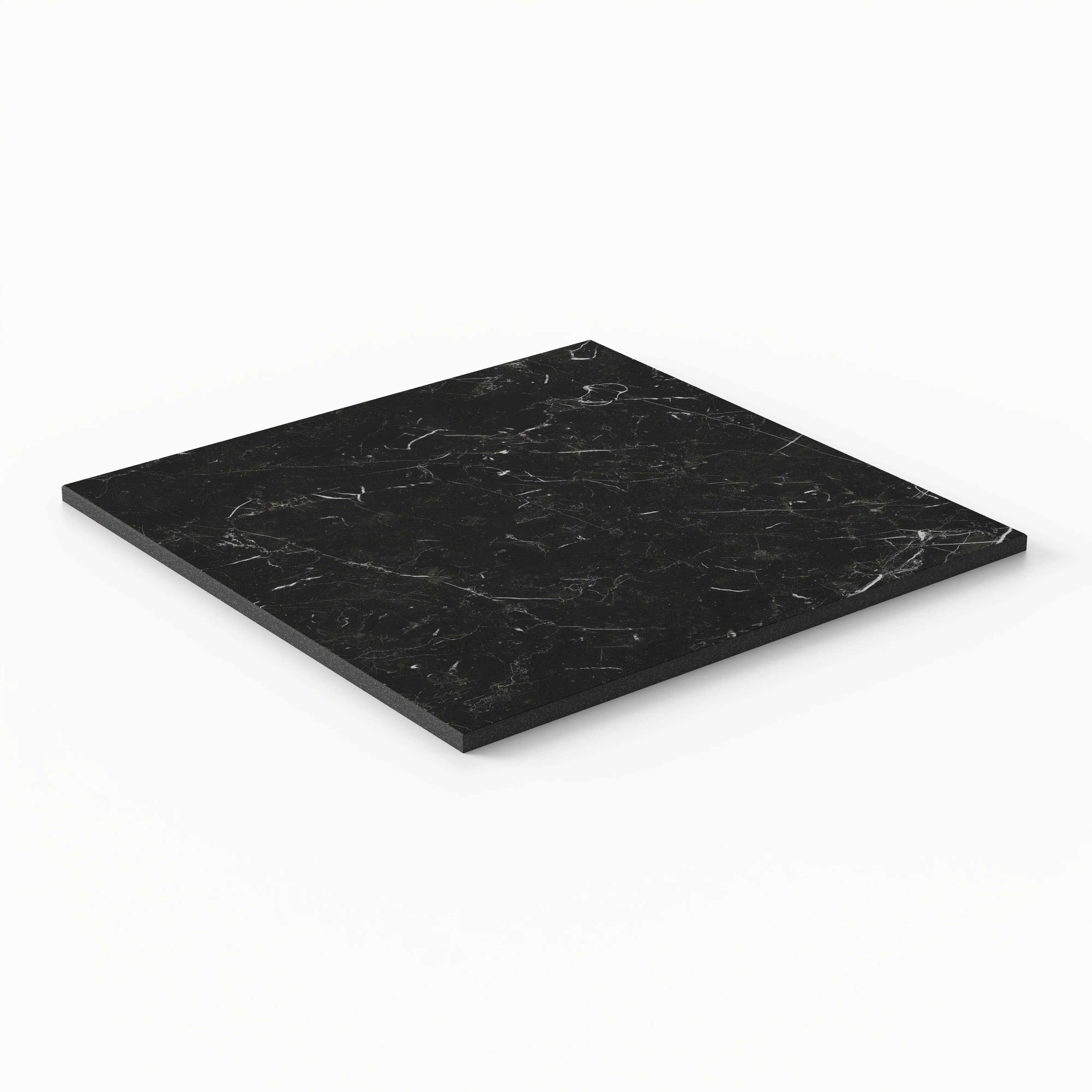 Leona 12 x 12 Matte Porcelain Tile in Nero Marquina - Image 4