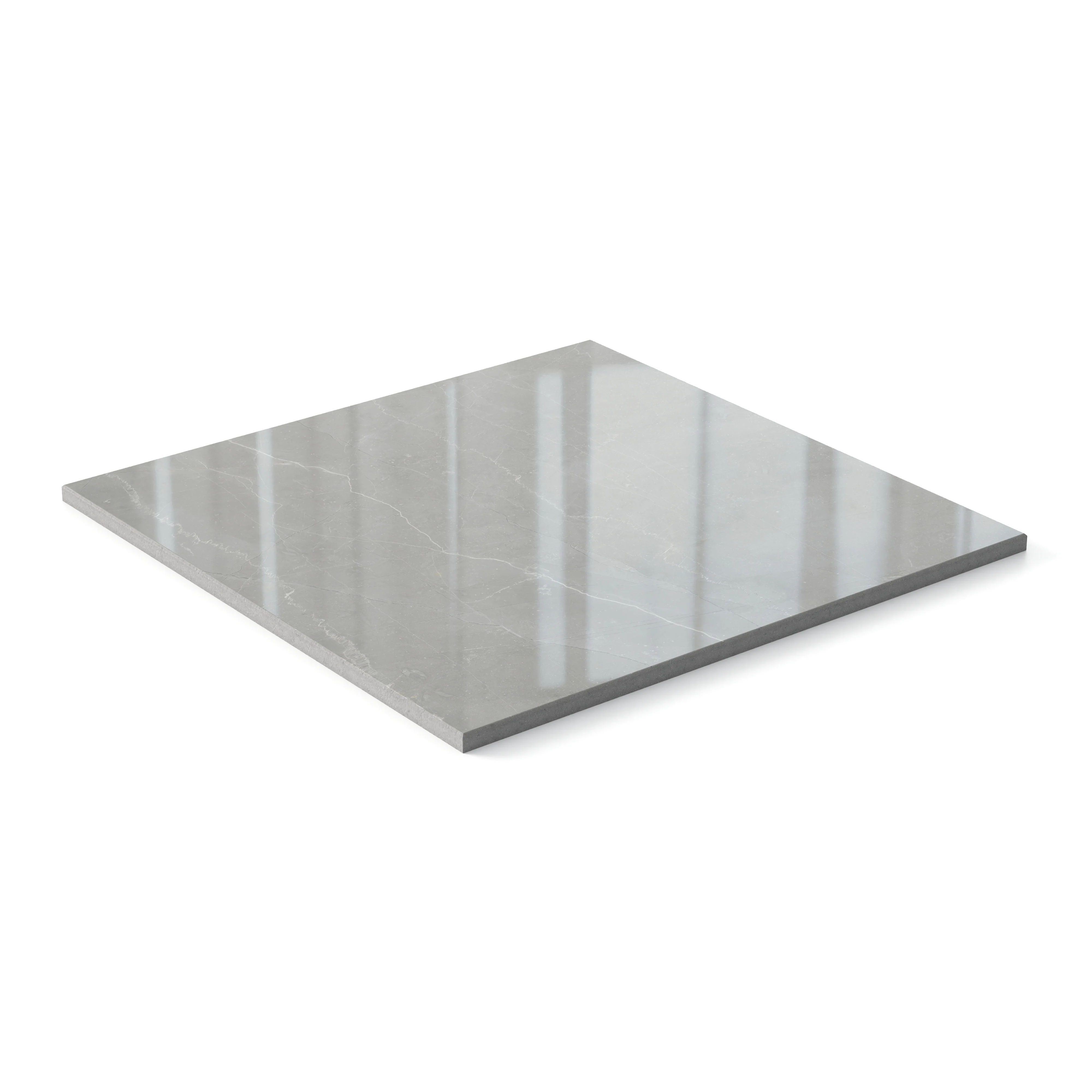 Leona 12 x 12 Polished Porcelain Tile in Amani Grey - Image 3