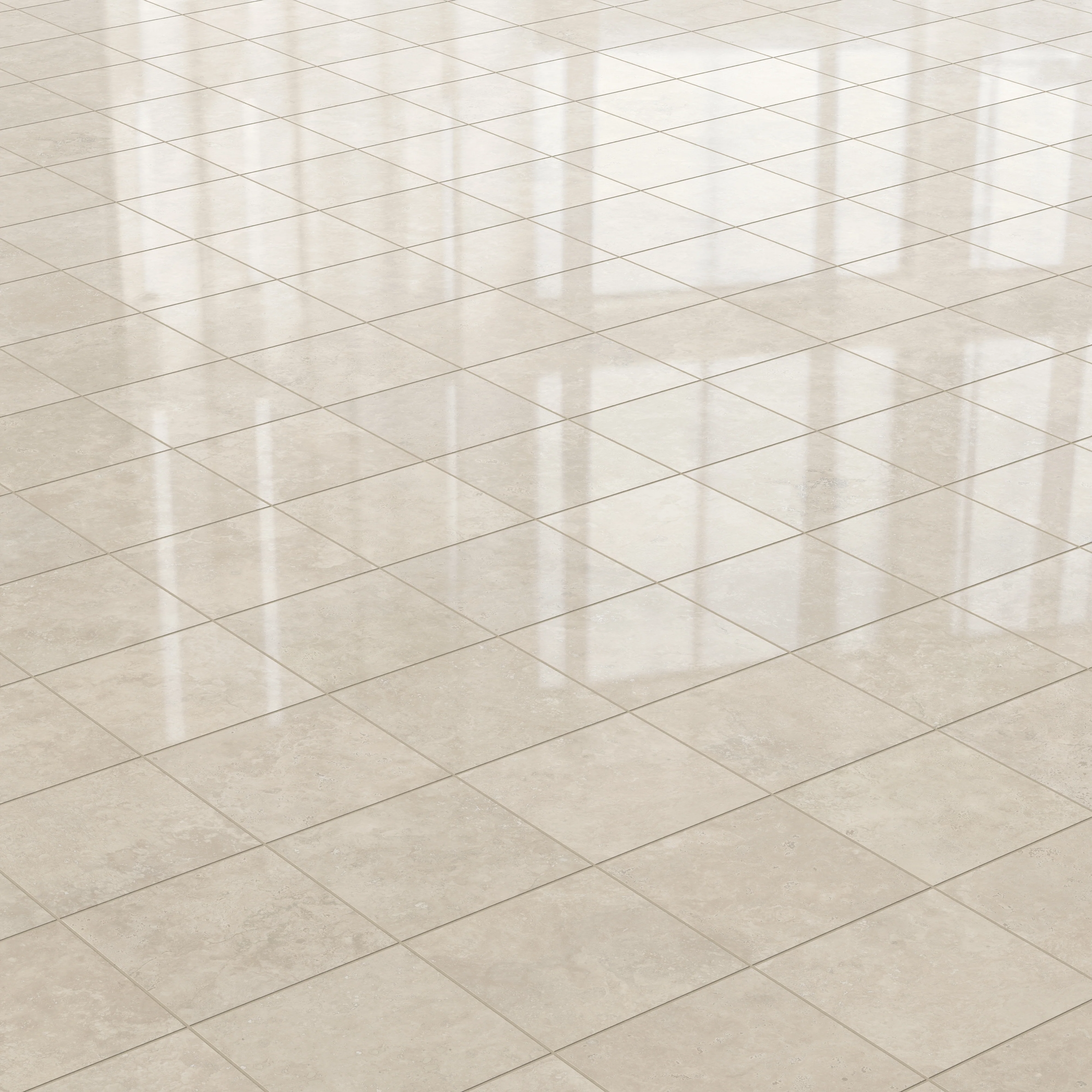 Leona 12 x 12 Polished Porcelain Tile in Marfil - Image 4