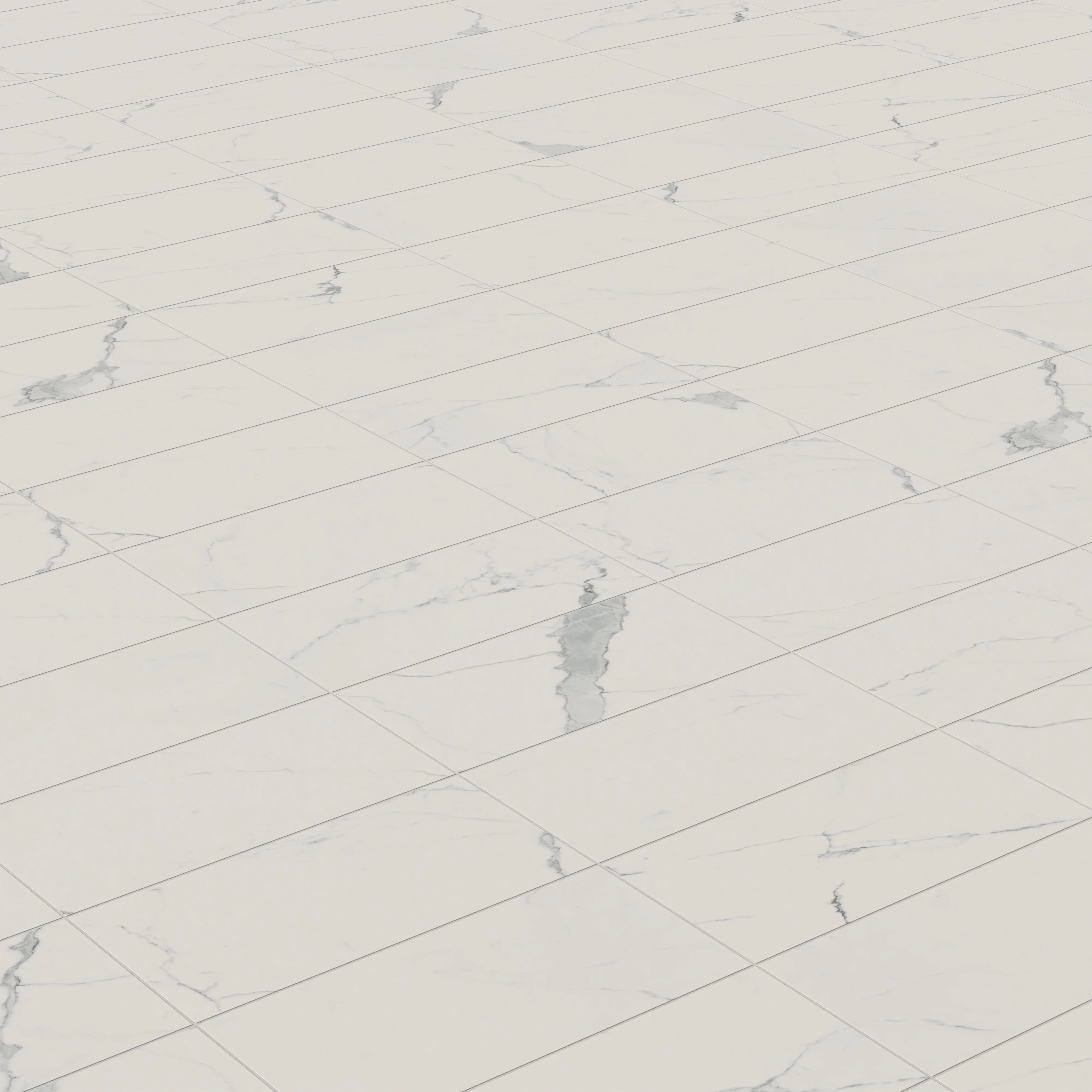 Leona 12 x 24 Matte Porcelain Tile in Calacatta - Image 5