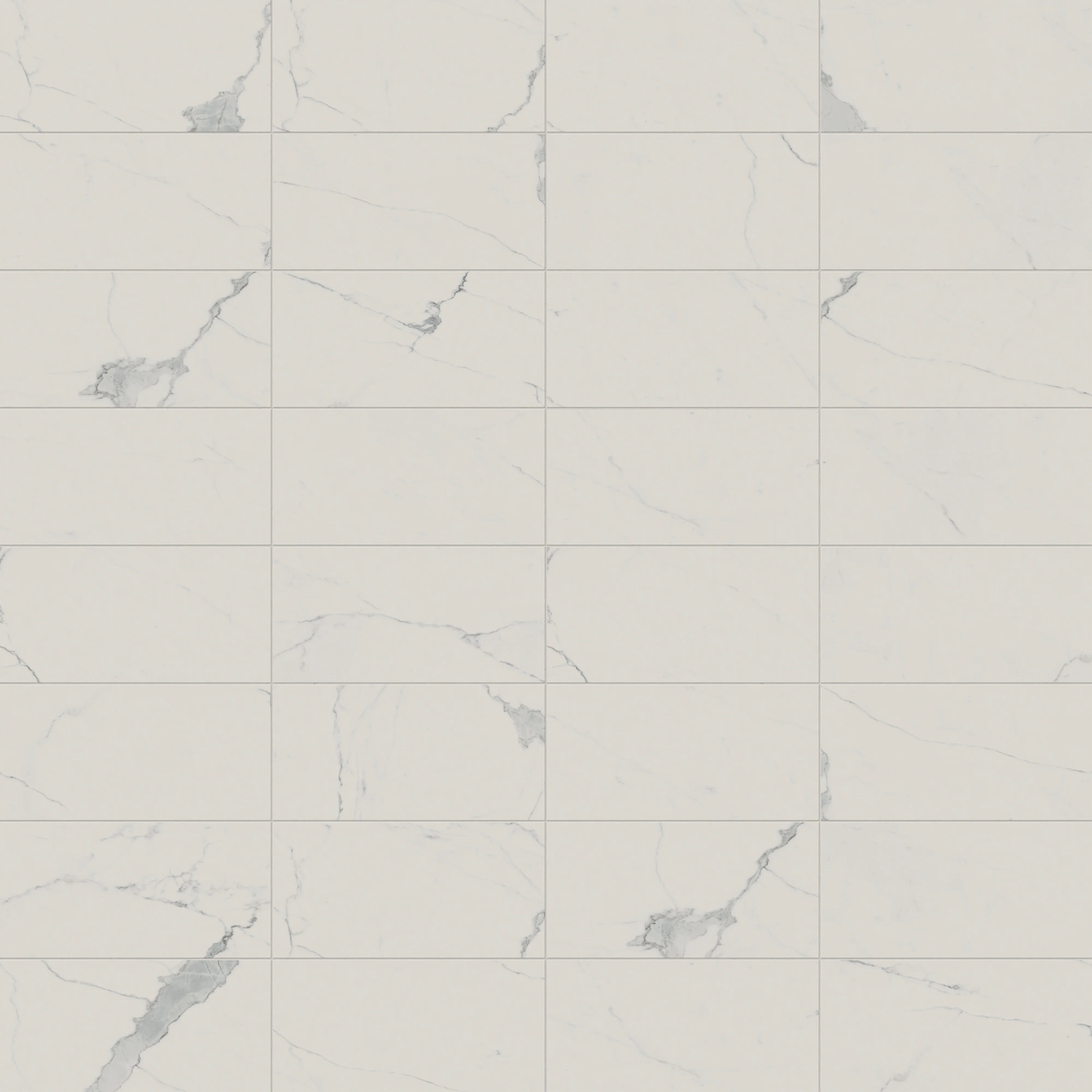 Leona 12 x 24 Matte Porcelain Tile in Calacatta - Image 6