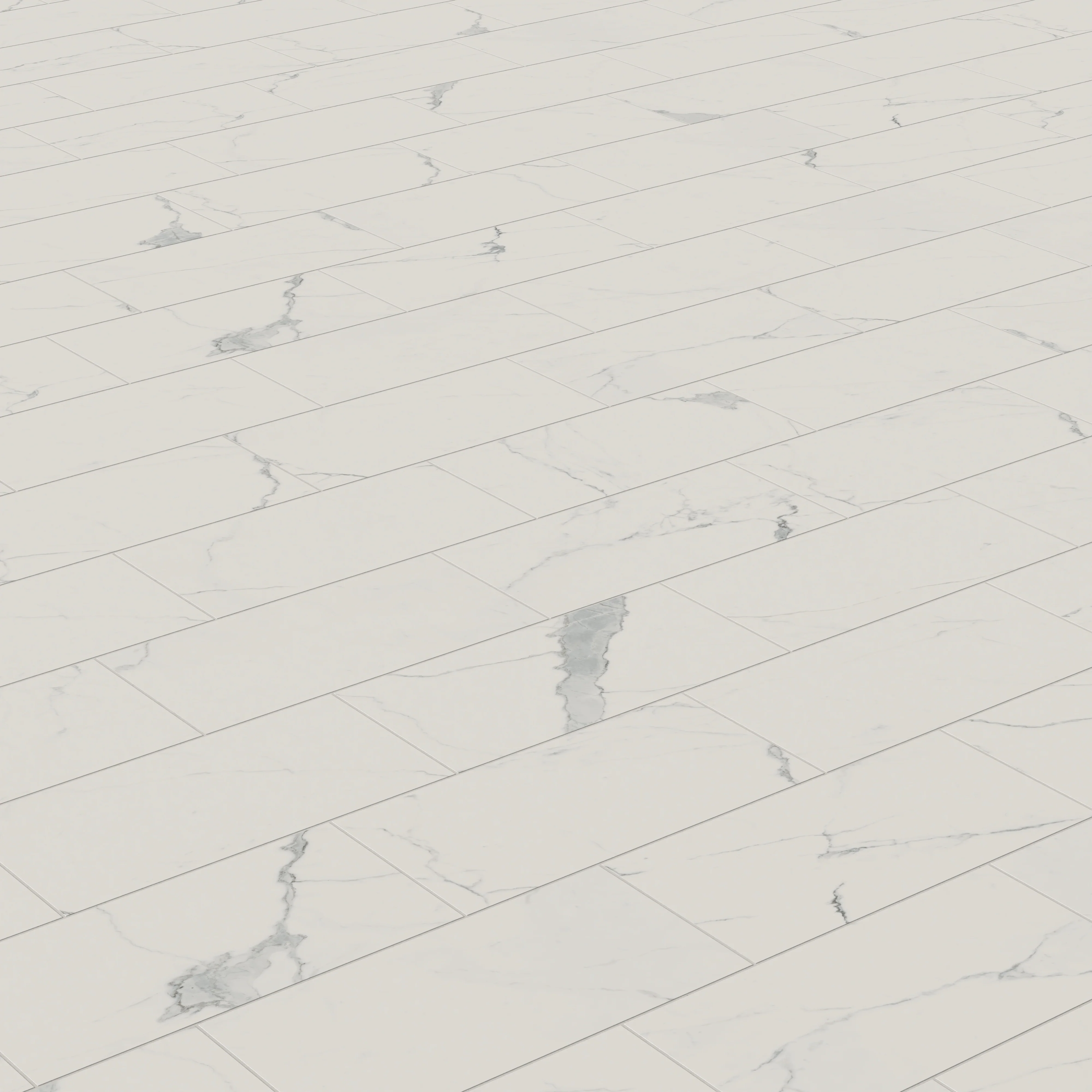 Leona 12 x 24 Matte Porcelain Tile in Calacatta - Image 7