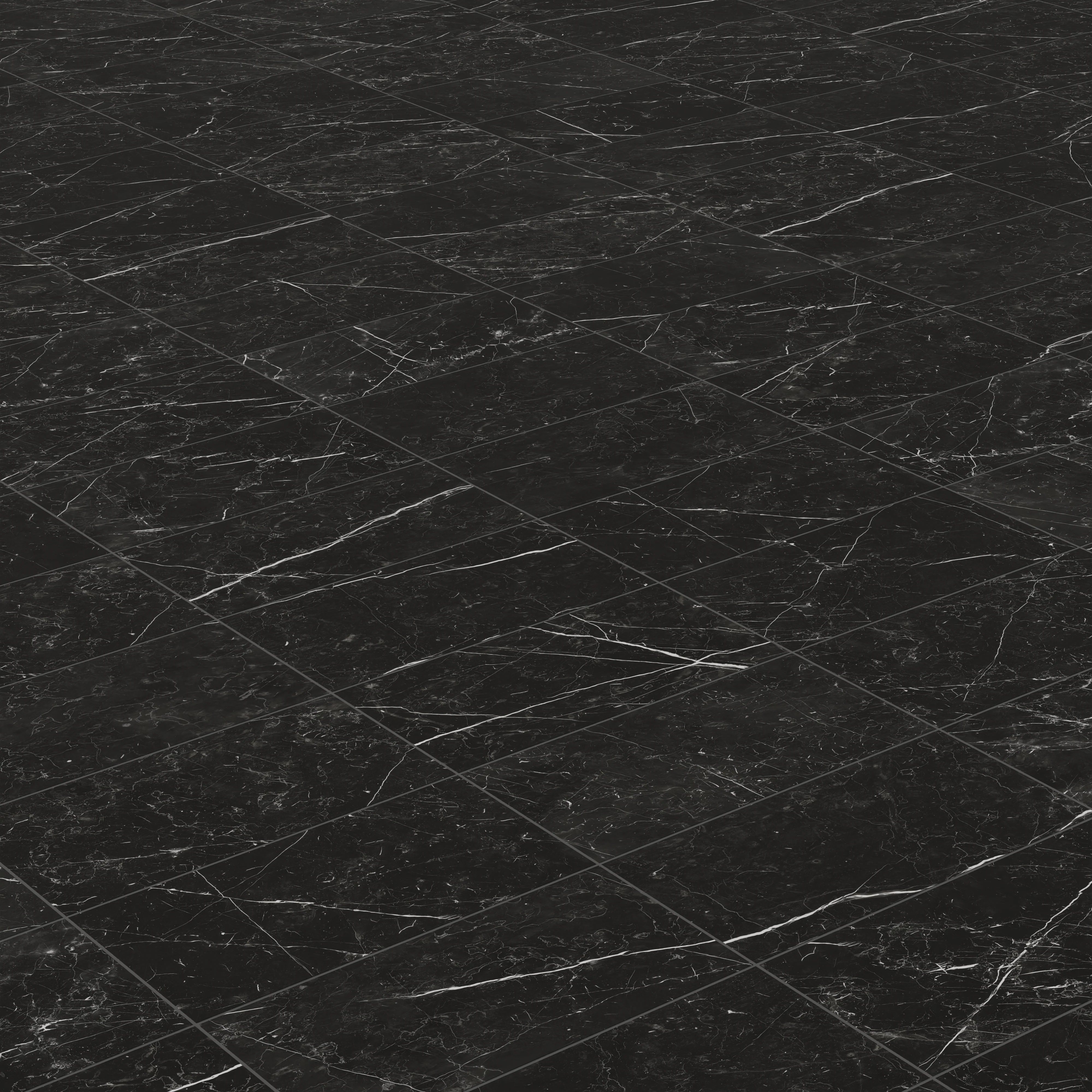 Leona 12 x 24 Matte Porcelain Tile in Nero Marquina - Image 4