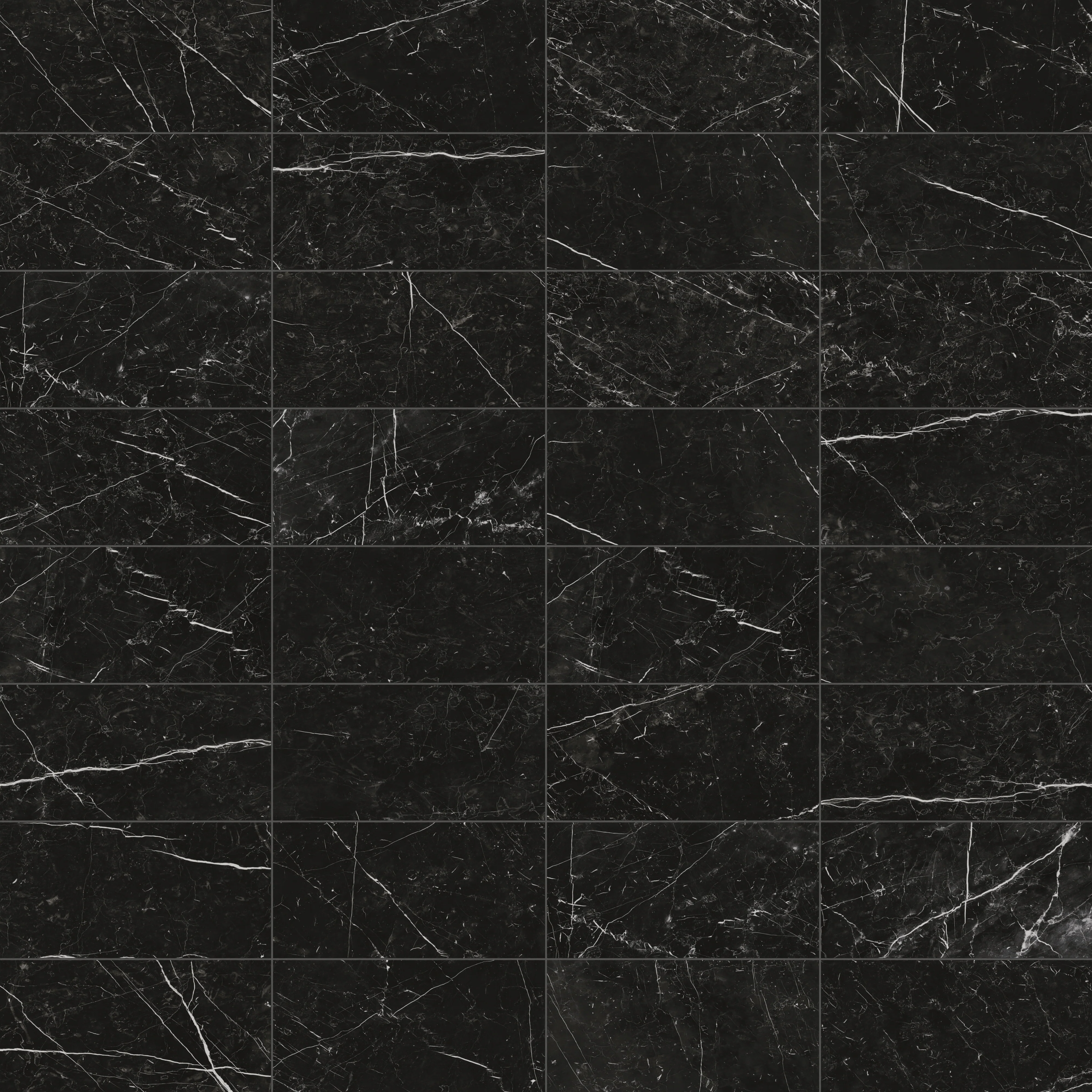 Leona 12 x 24 Matte Porcelain Tile in Nero Marquina - Image 5