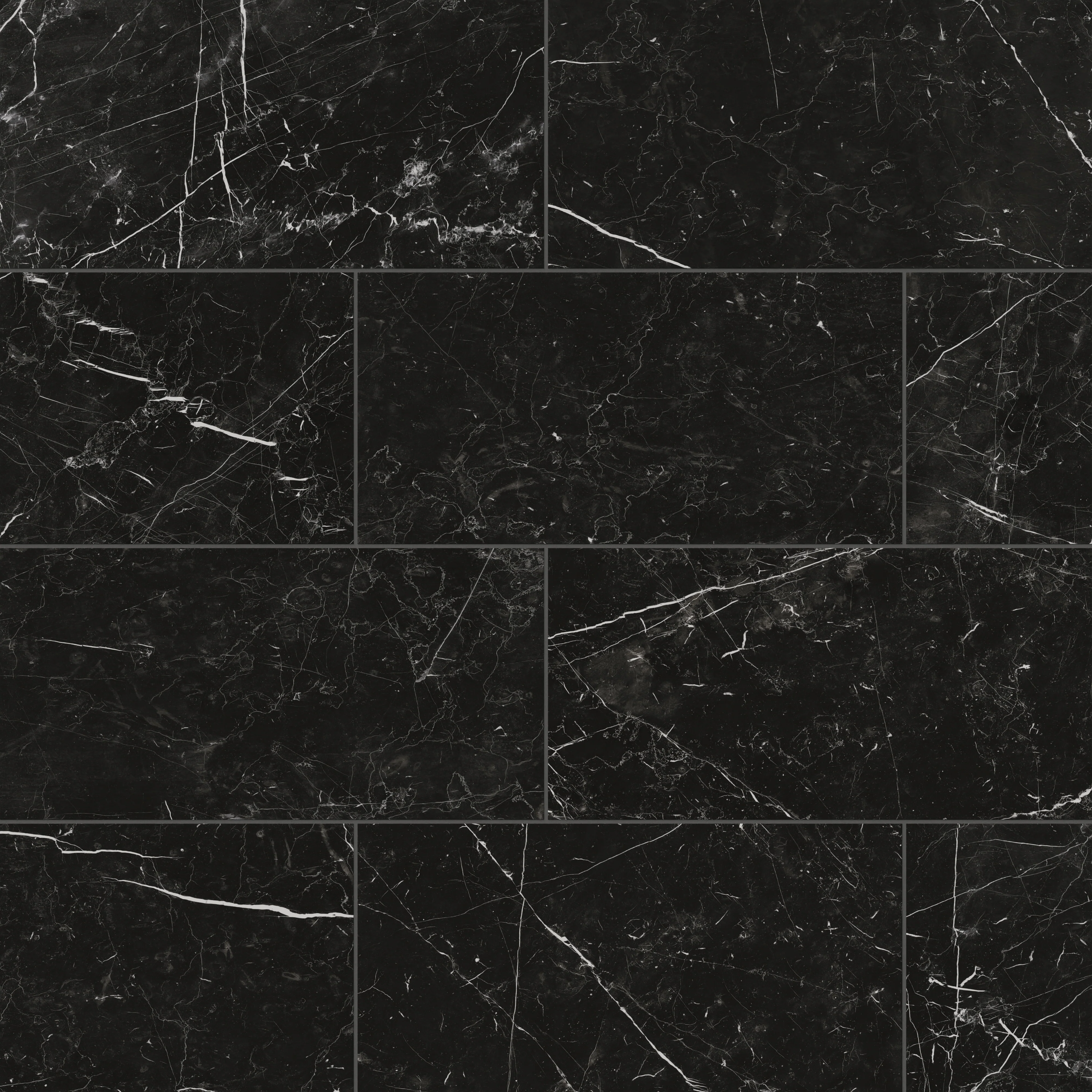 Leona 12 x 24 Matte Porcelain Tile in Nero Marquina - Image 7