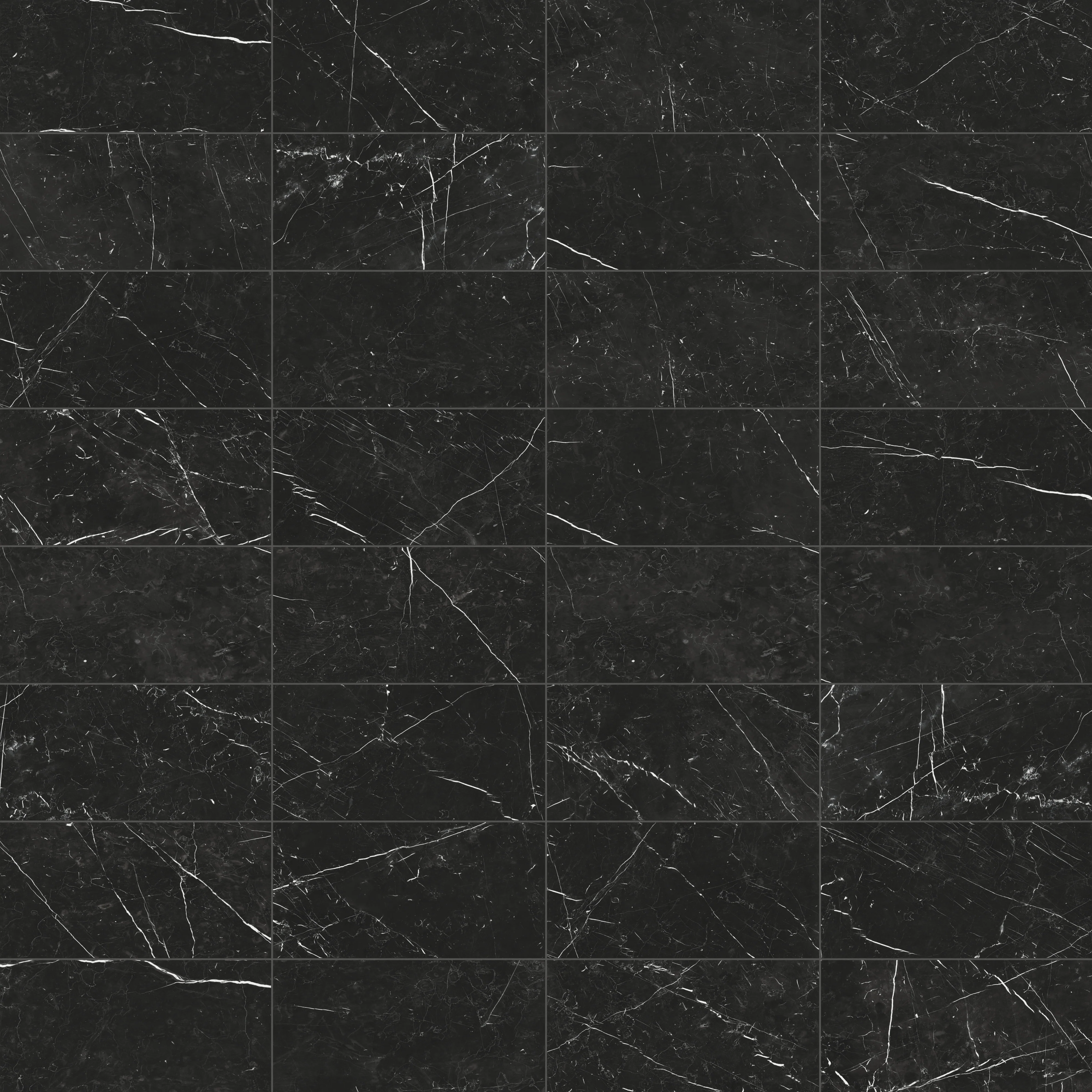 Leona 12 x 24 Polished Porcelain Tile in Nero Marquina - Image 5