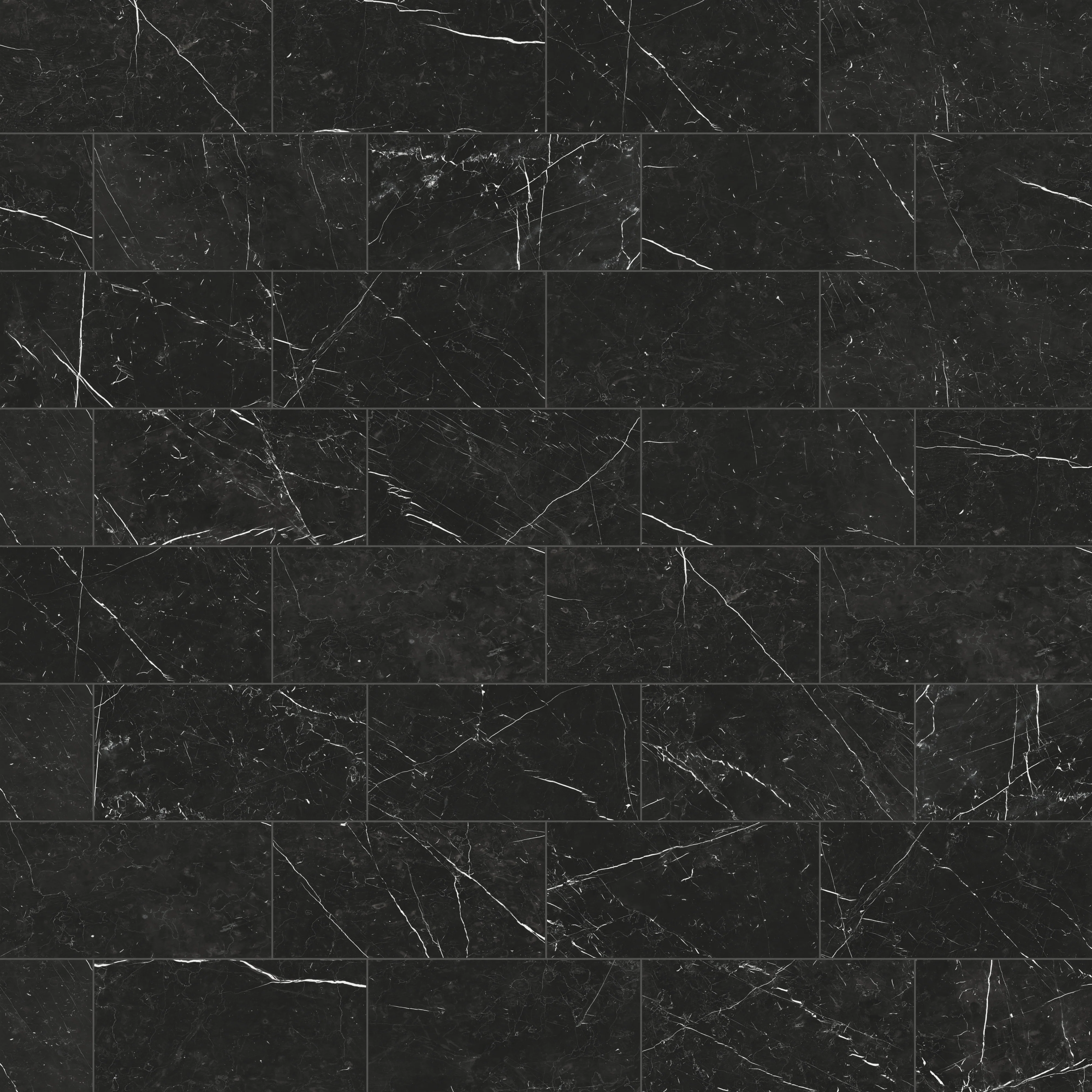 Leona 12 x 24 Polished Porcelain Tile in Nero Marquina - Image 8