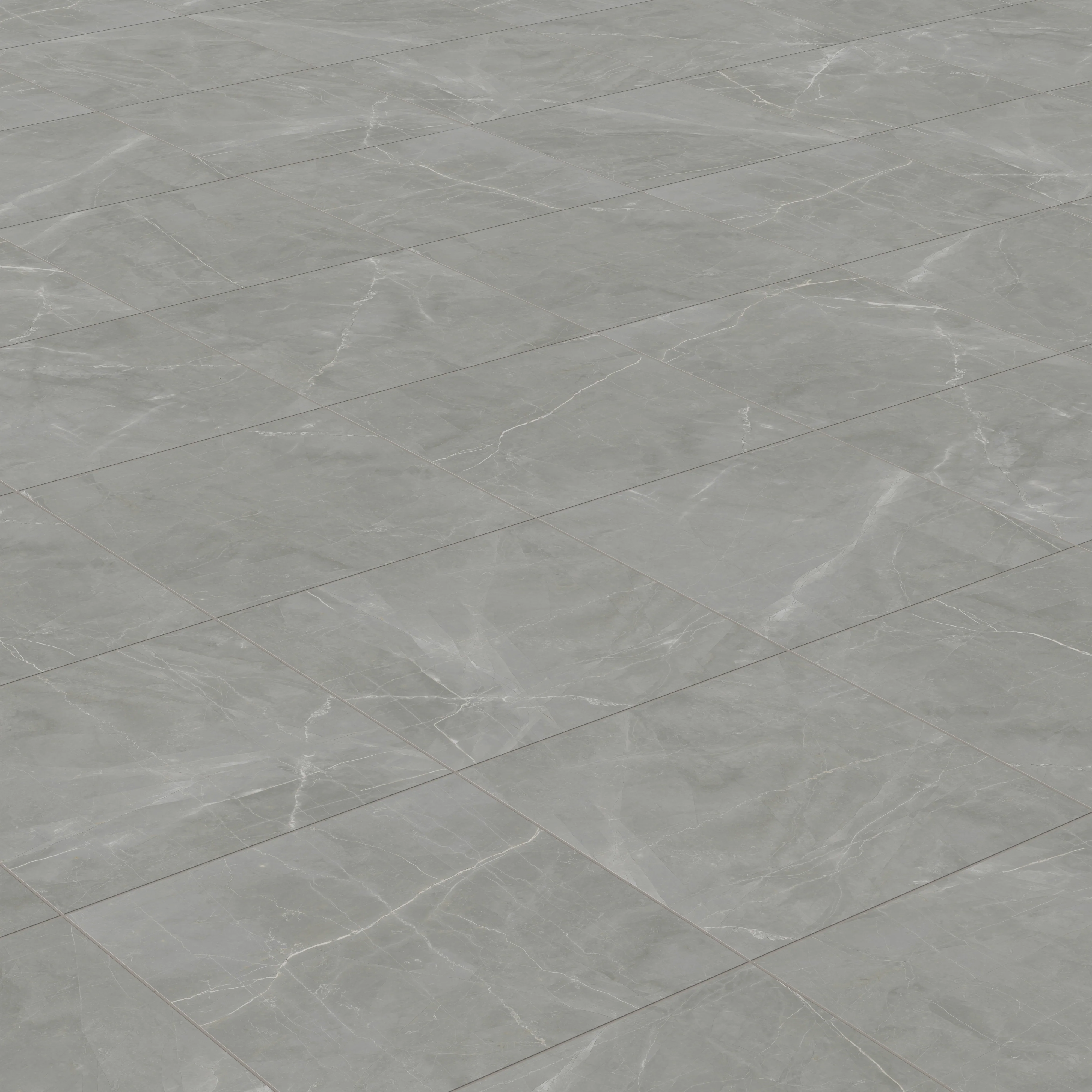 Leona 24 x 24 Matte Porcelain Tile in Amani Grey - Image 5