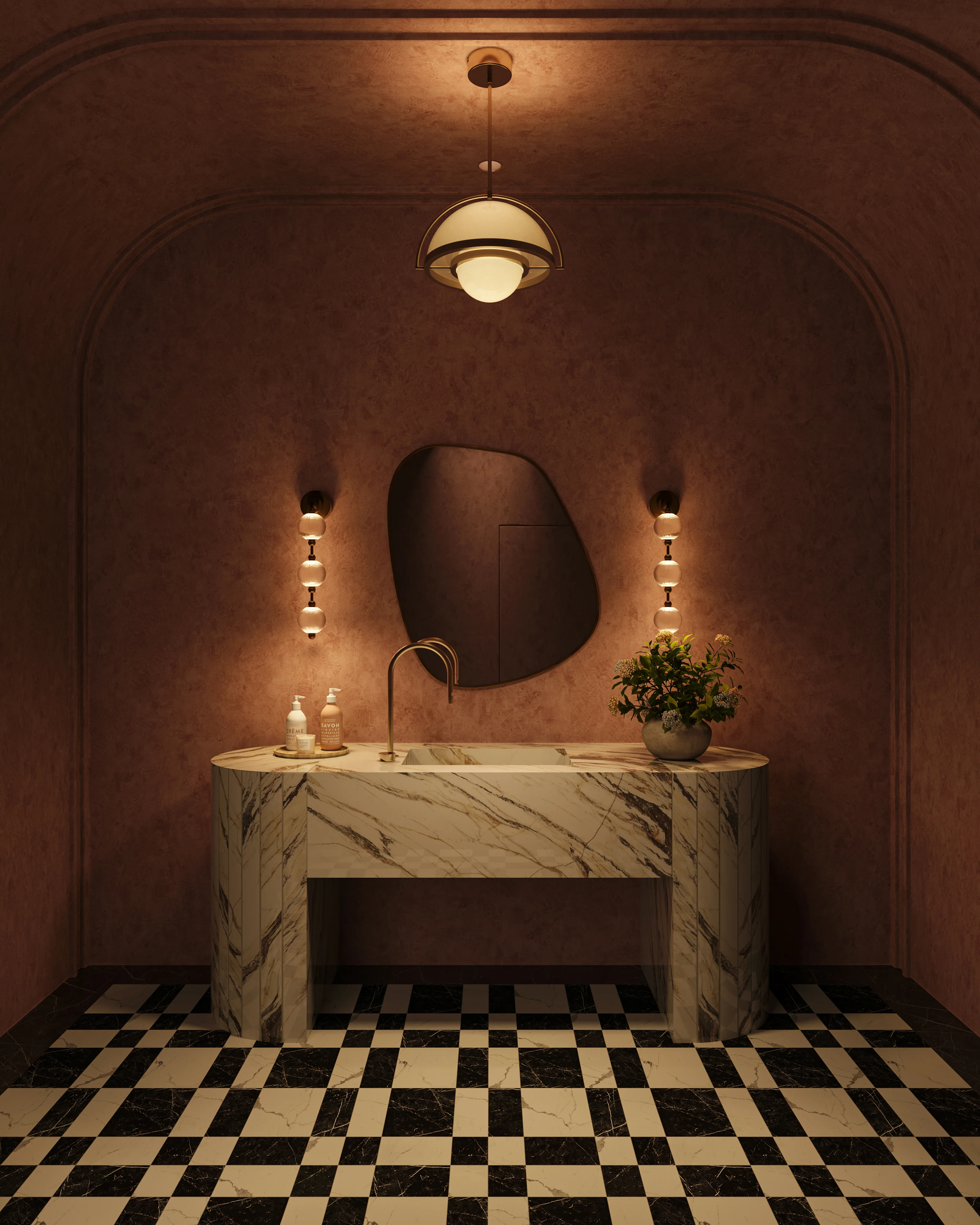 Leona 24 x 24 Matte Porcelain Tile in Calacatta - Image 10