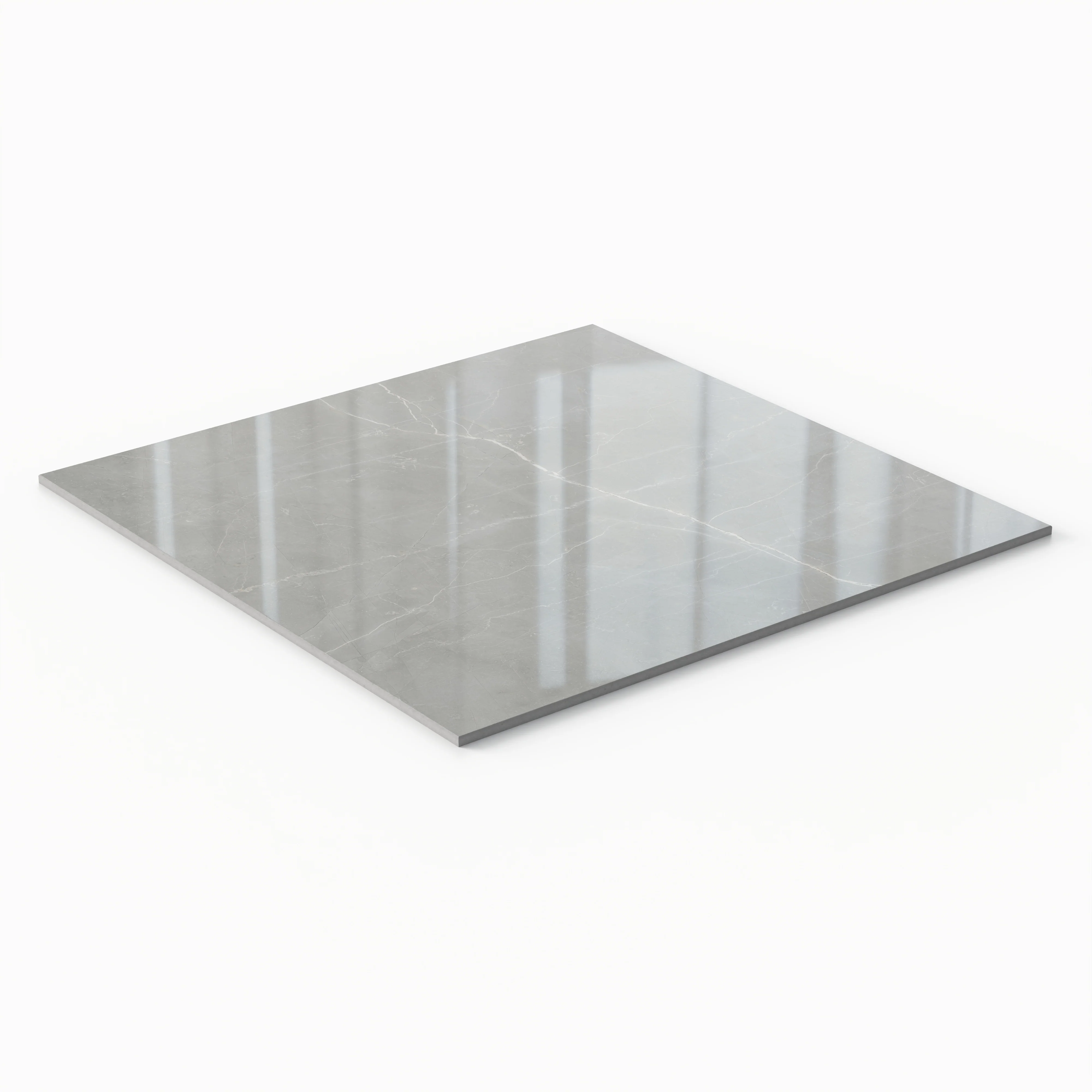 Leona 24 x 24 Polished Porcelain Tile in Amani Grey - Image 3